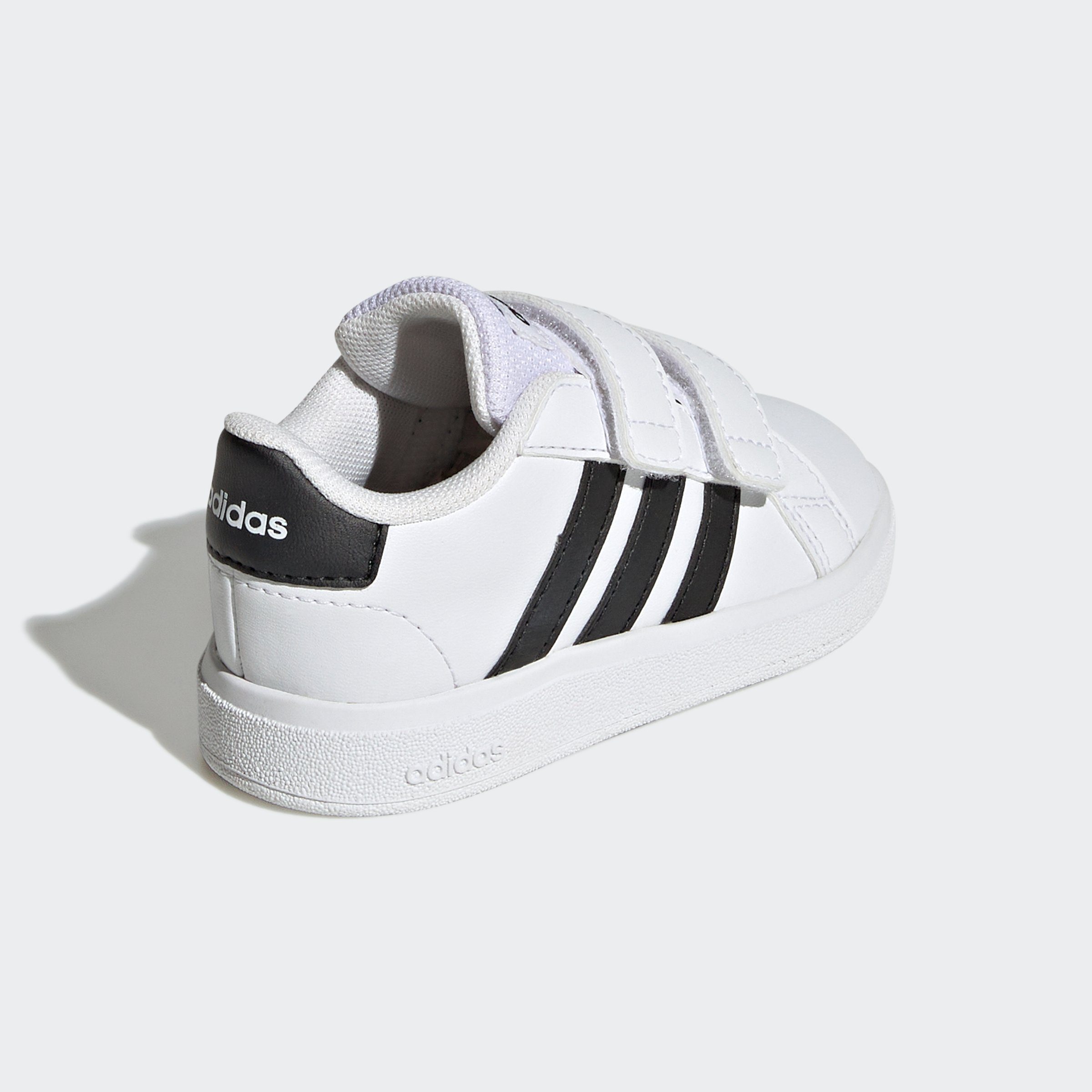 adidas Sportswear Sneakers GRAND COURT LIFESTYLE HOOK AND LOOP voor kinderen, ontwerp geïnspireerd door de adidas superstar