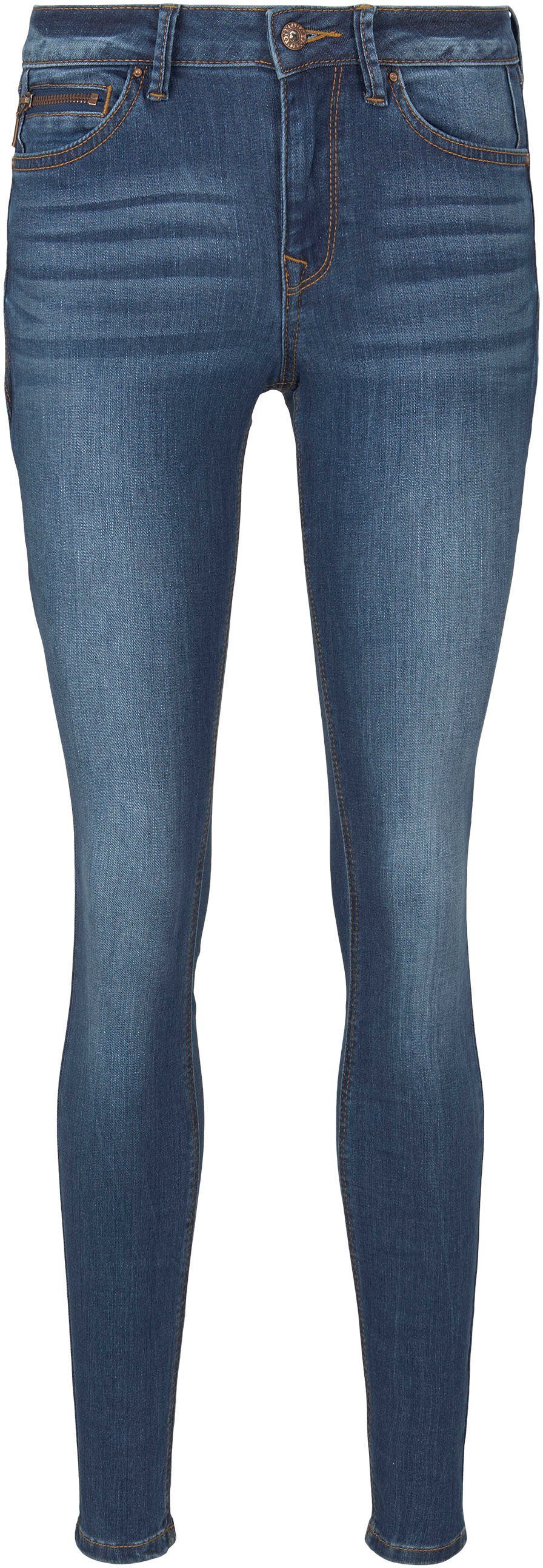 Tom Tailor Denim Skinny fit jeans JONA met sterke wassing en whiskering