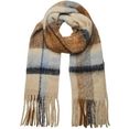 pieces sjaal pcbea long scarf met franjes bruin