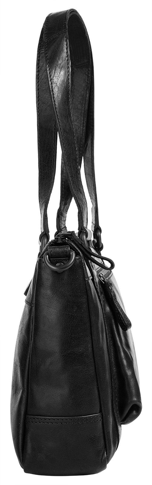 Spikes & Sparrow Tas echt leder