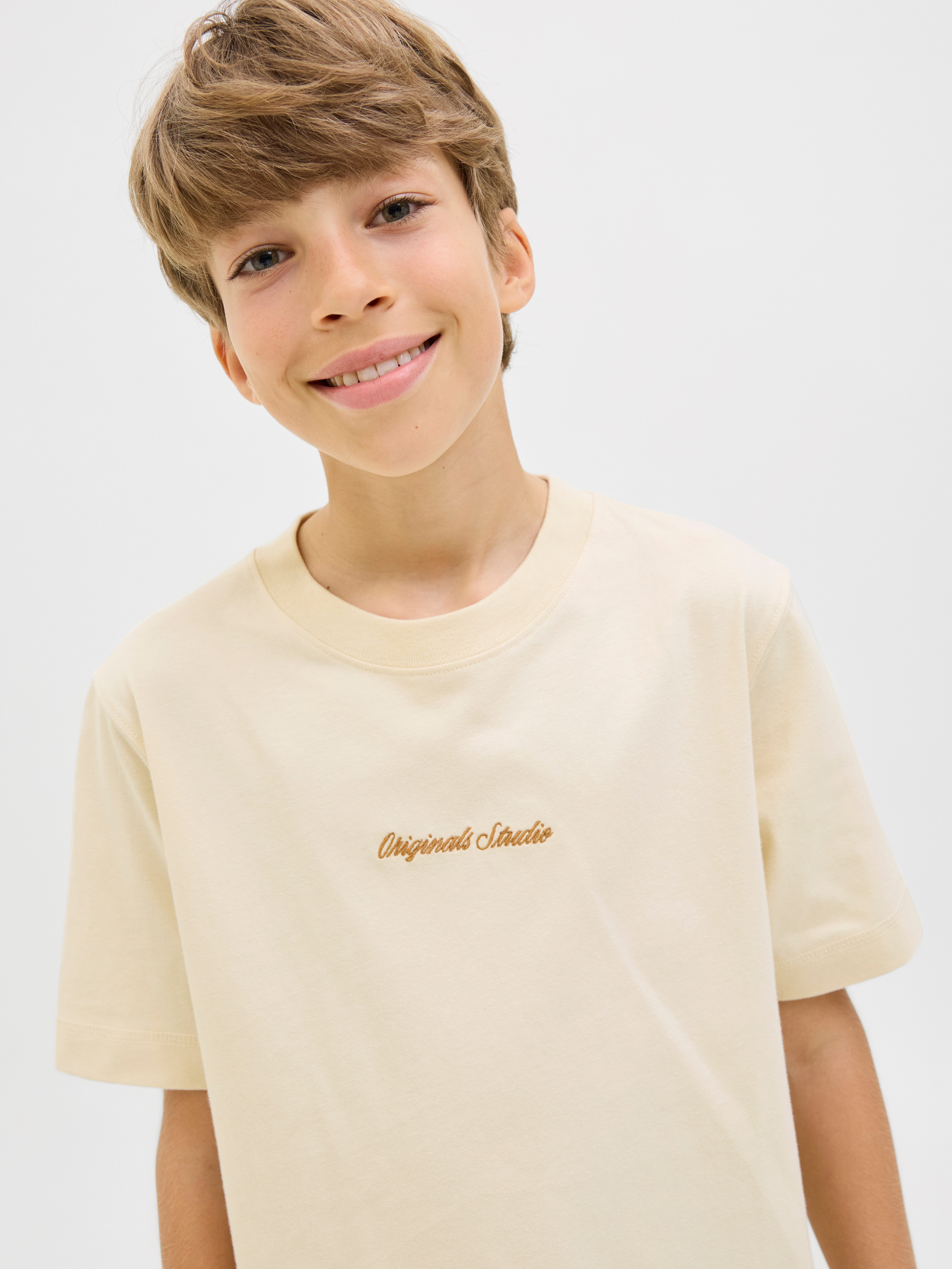 Jack & Jones Junior T-shirt JORNORREBRO EMB TEE SS CN NOOS JNR