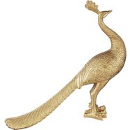 casablanca by gilde decoratief figuur dierfiguur pauw, goud decoratief object, hoogte 37 cm, woonkamer (1 stuk) goud