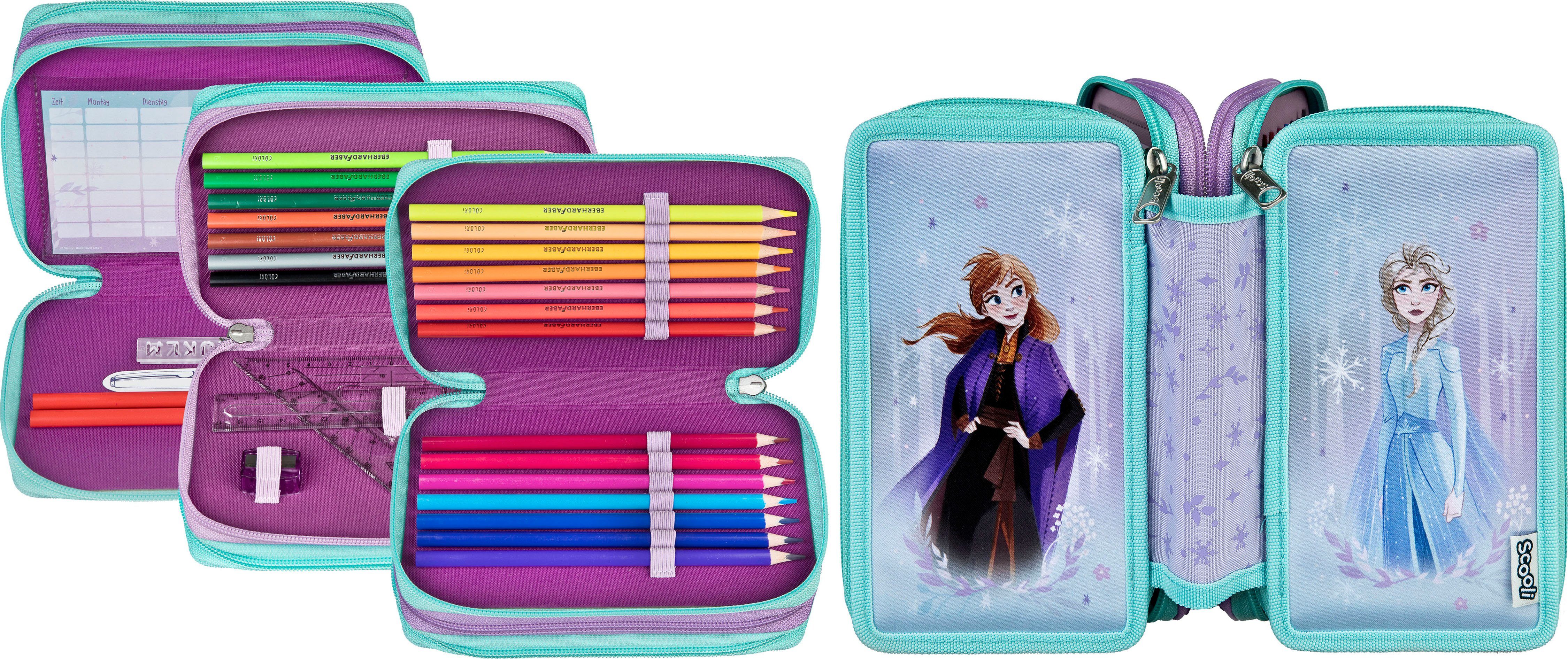 Scooli Etui Tripledecker, Frozen