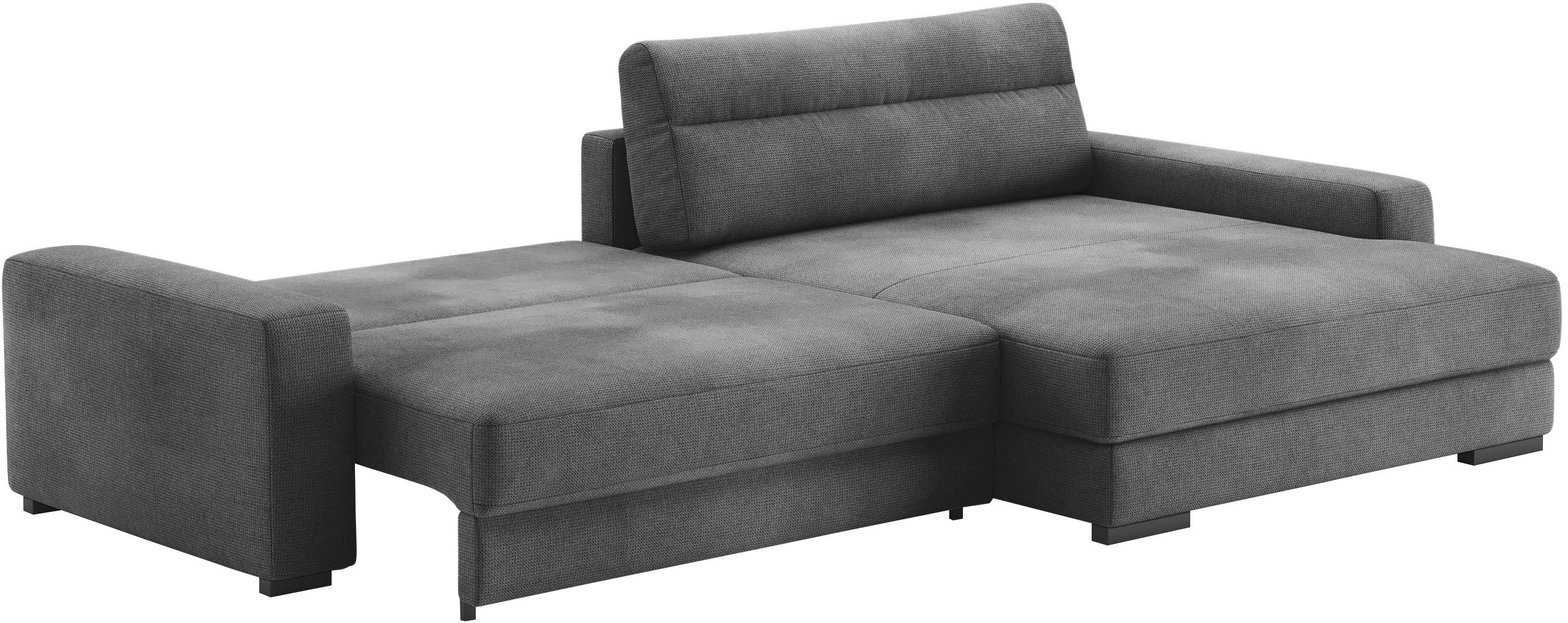 Mr. Couch Hoekbank Marcello L-vorm inclusief easybett en bedlade