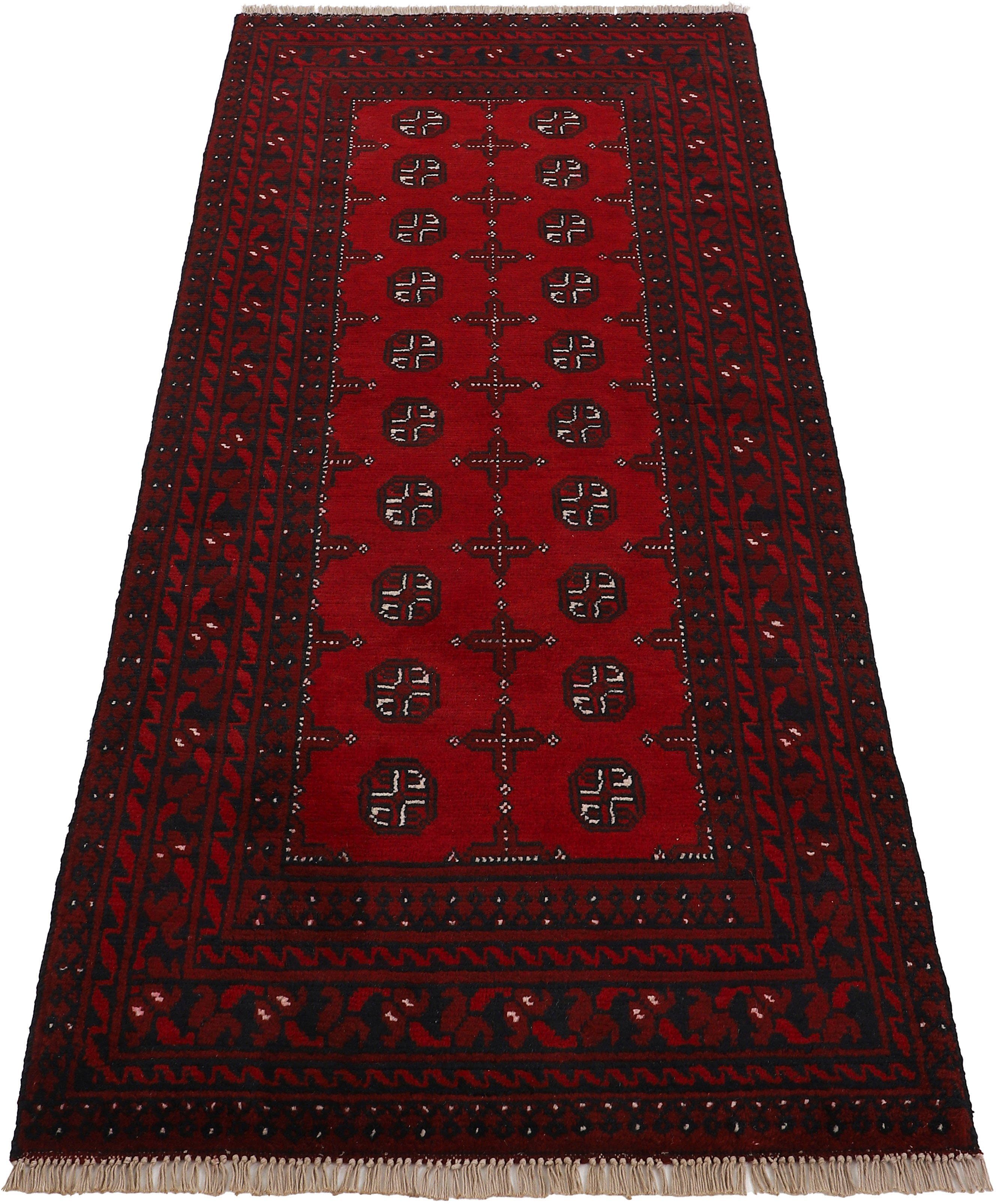 Woven Arts Loper Afghan Akhche Bokhara