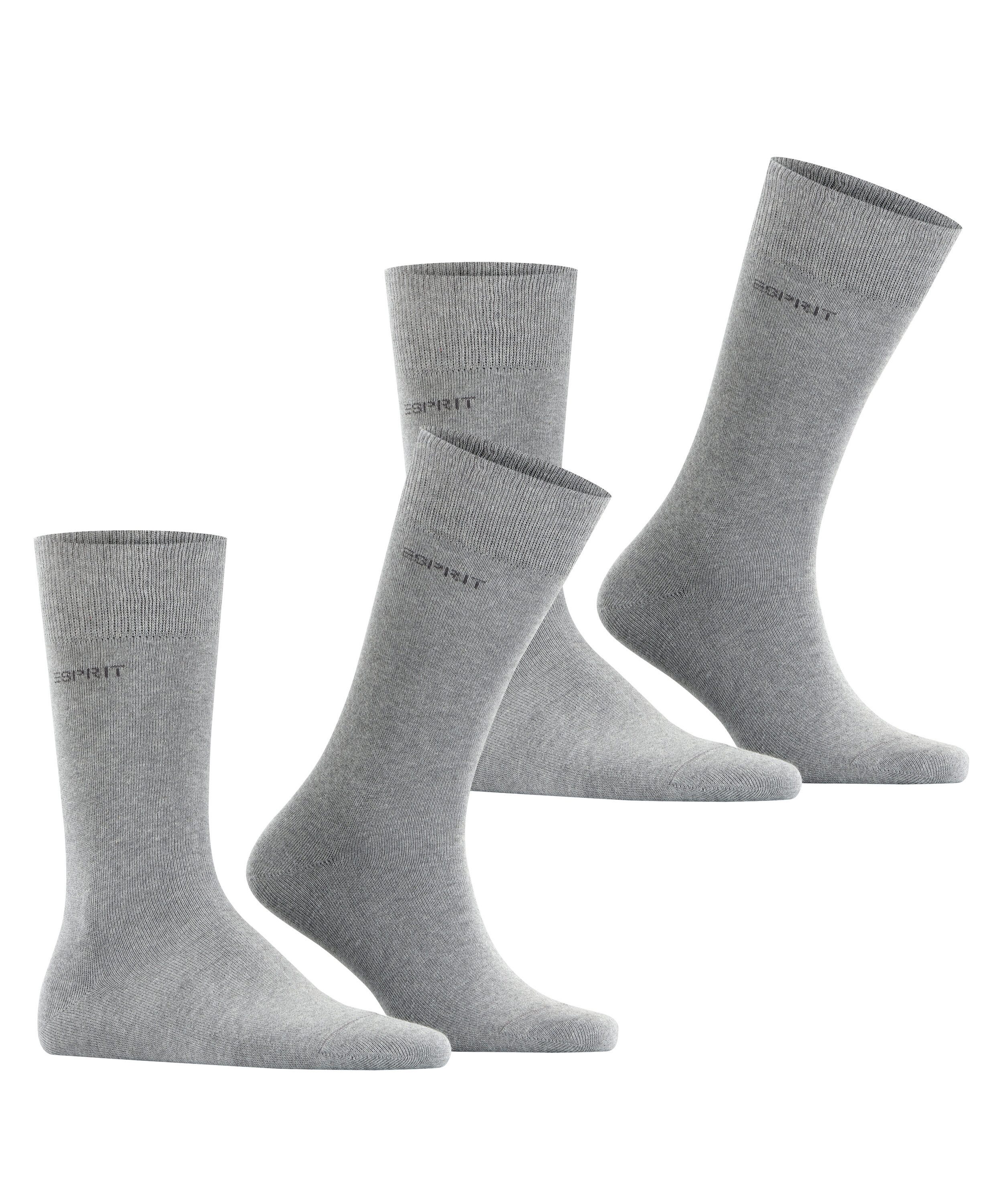 Esprit Sokken Basic Uni Zakelijke sokken, kuitlengte (2 paar, Set van 2)