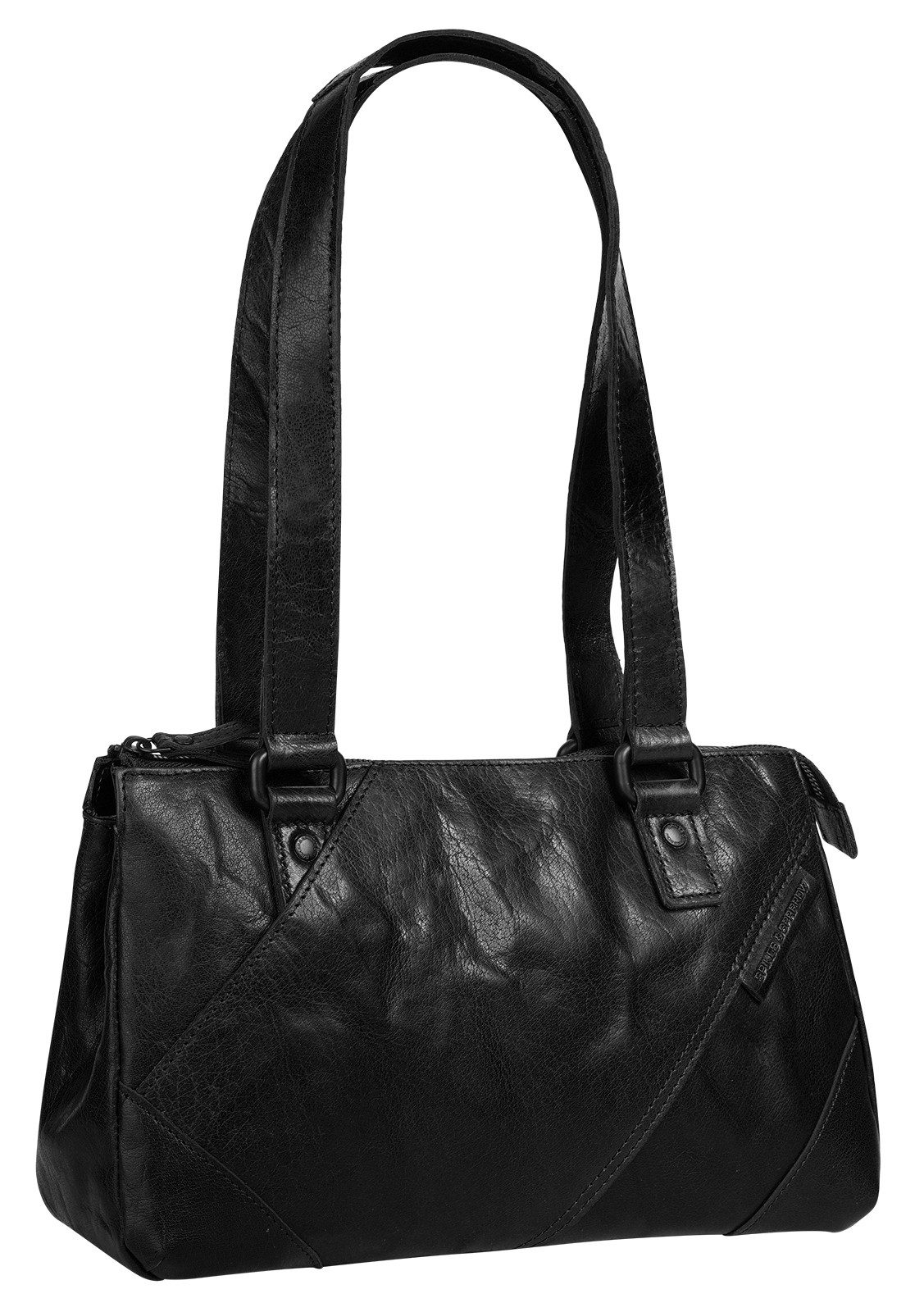 Spikes & Sparrow Tas echt leder