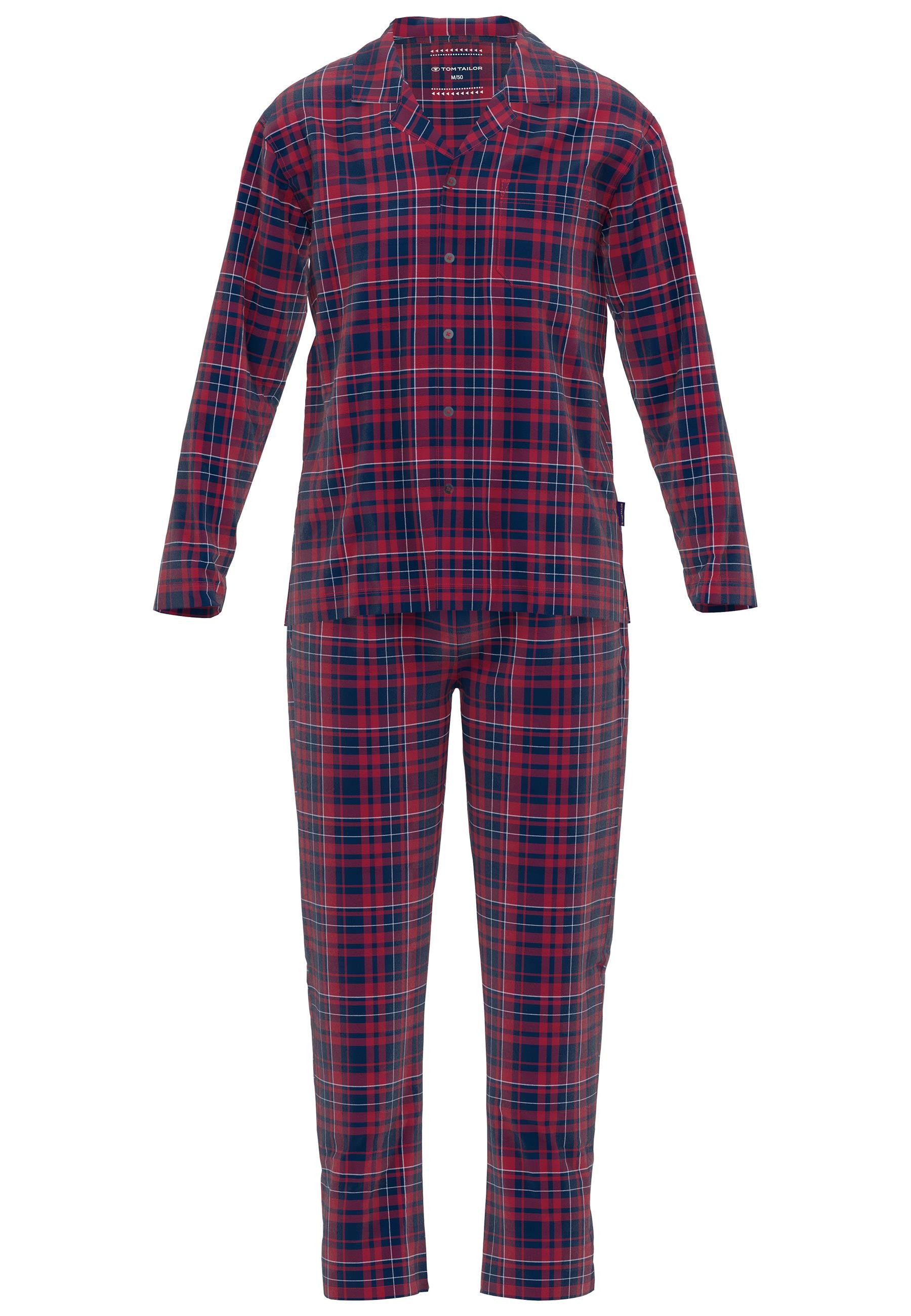 Tom Tailor Pyjama met klassiek ruitmotief (2-delig)