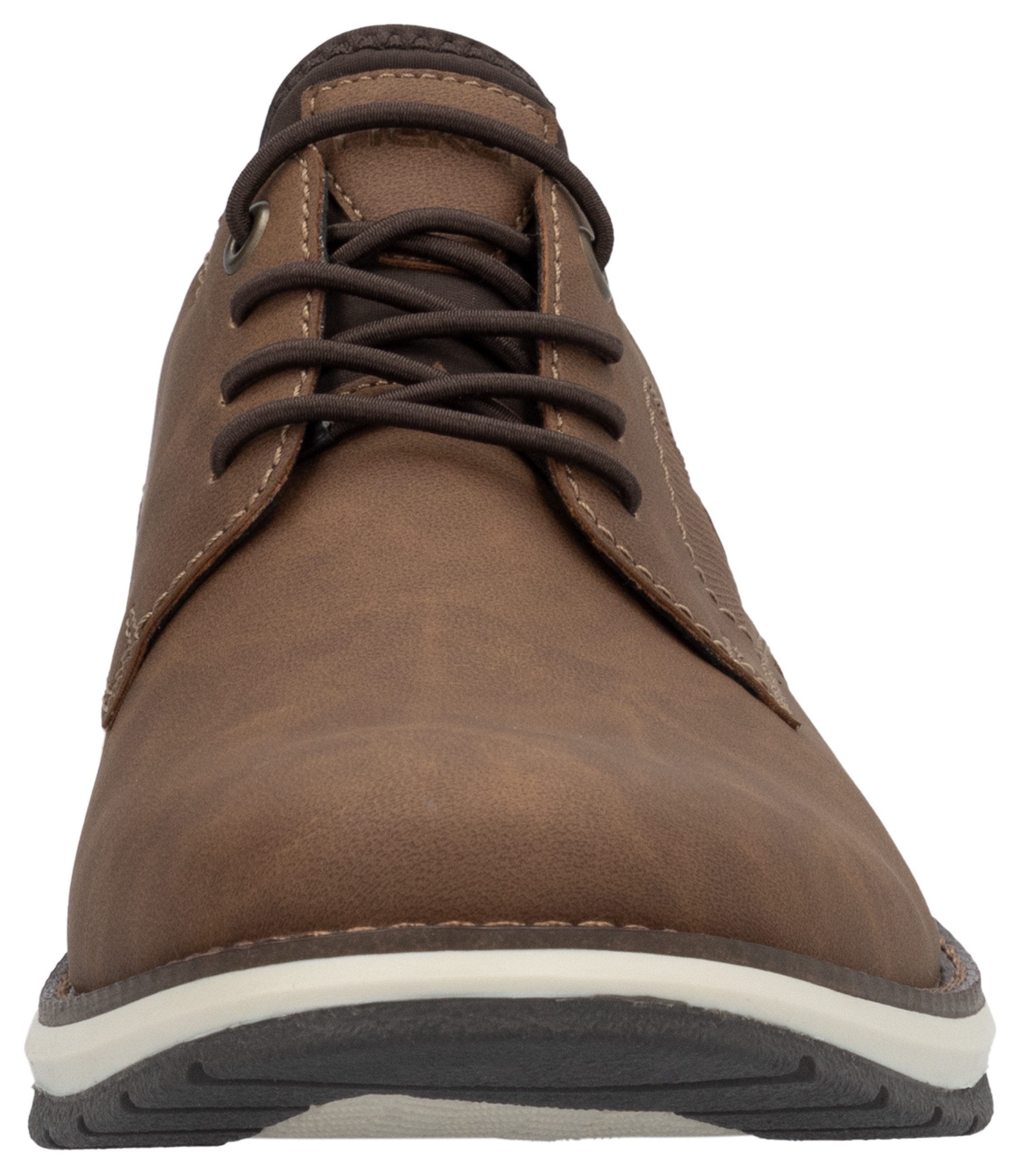 Rieker Slip-on sneakers instapschoen, vrijetijdssneaker, lage schoen met elastische instap
