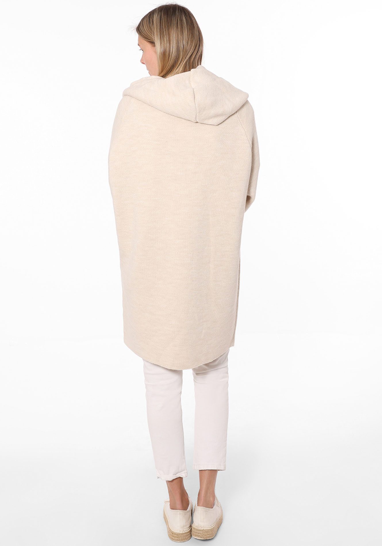 Zwillingsherz Vest zachte grip, losse pasvorm, met wol en alpaca