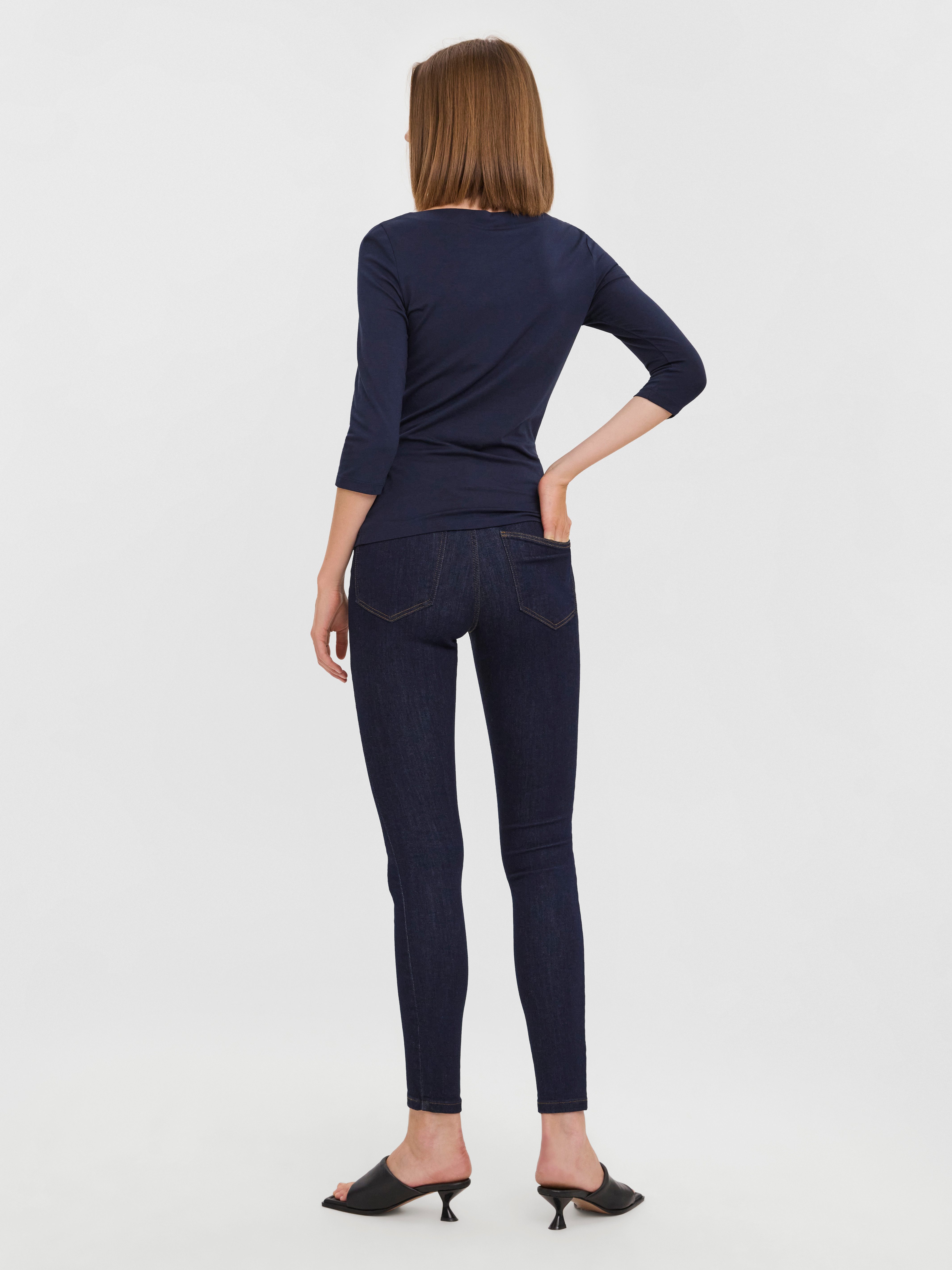 Vero Moda Shirt met 3/4 mouwen VMPANDA MODAL 3/4 TOP JRS NOOS