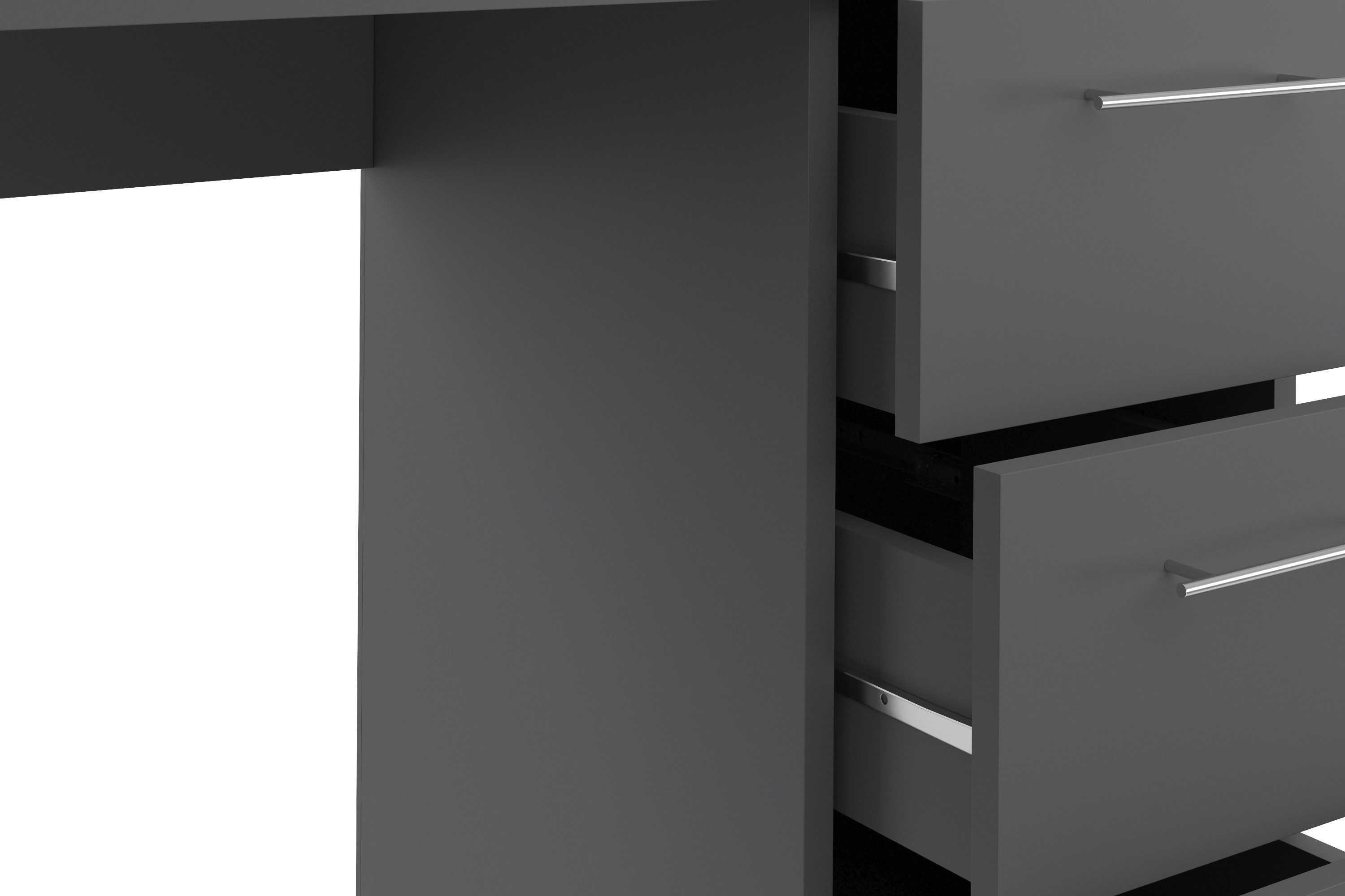 VOGL Möbelfabrik Bureau Tobi, optioneel met toetsenborduitrekking, met 3 lades, breedte 115 cm, made in germany