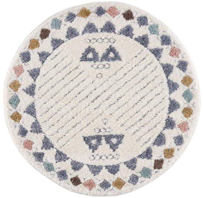 Carpet City Hoogpolig vloerkleed Focus 3034 Boho-tapijt, hoog-laag patroon / 3D-effect, voor woonkamer, slaapkamer