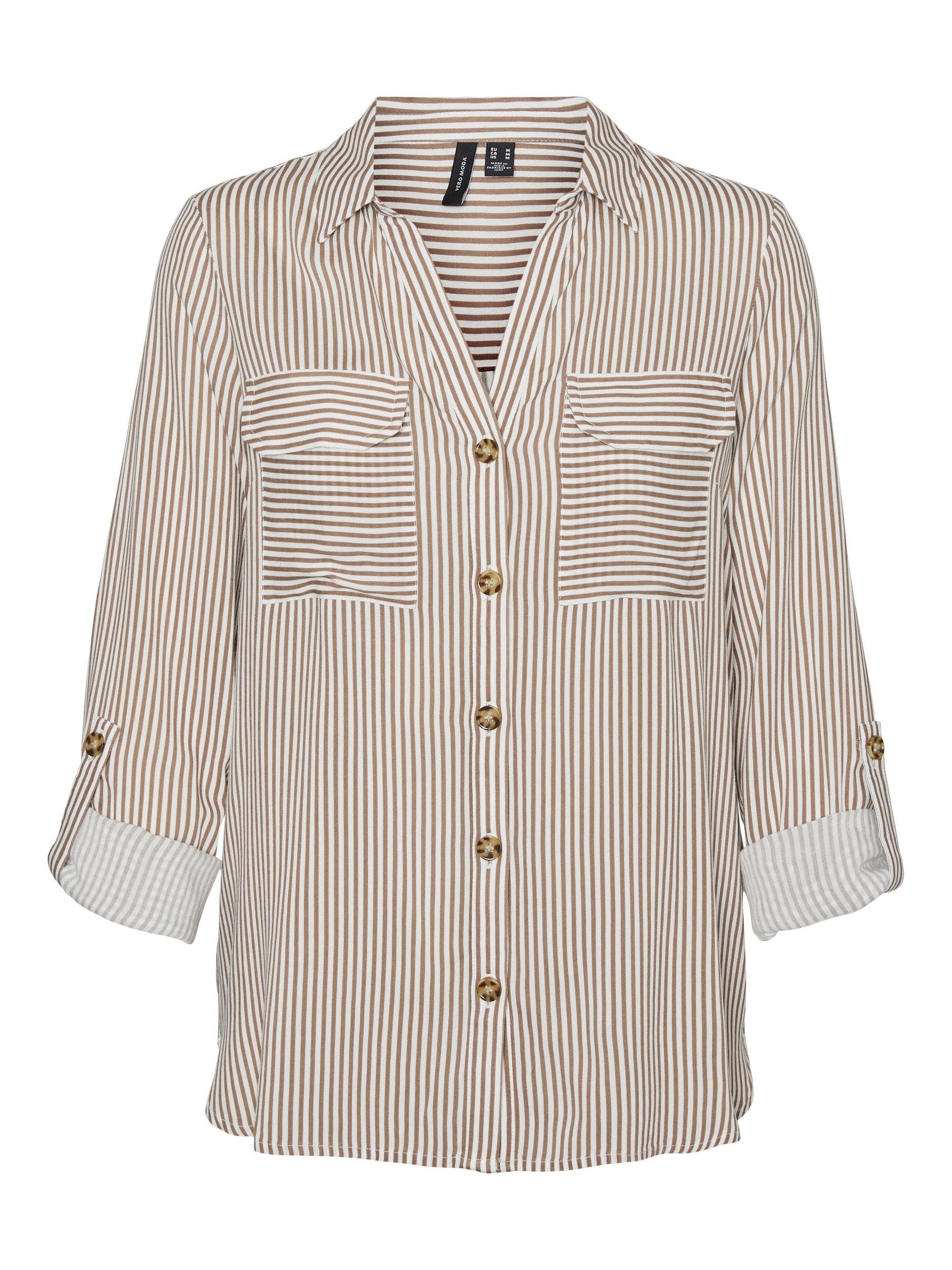 Vero Moda Overhemdblouse VMBUMPY L/S SHIRT NEW WVN GA NOOS