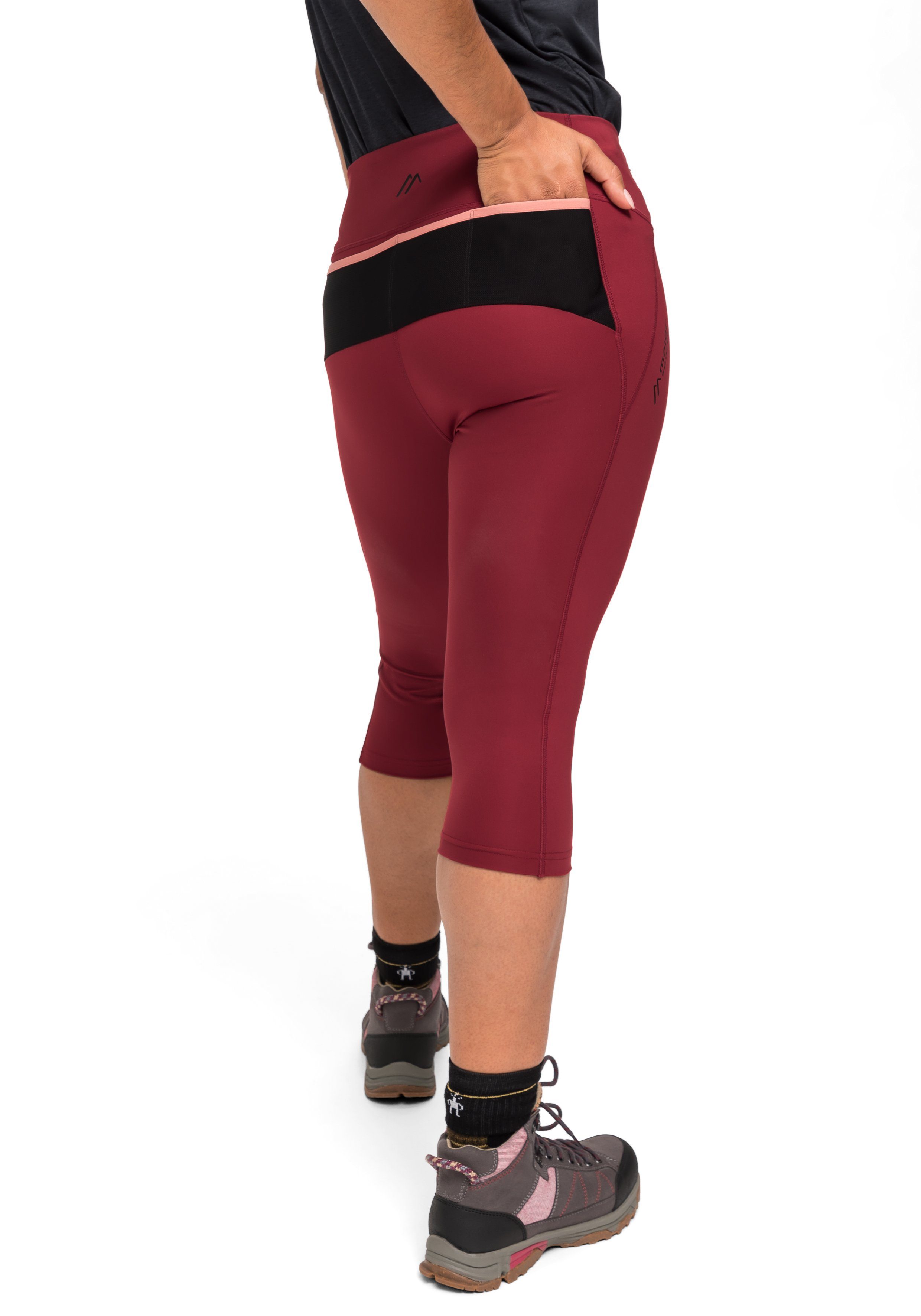 Maier Sports Capribroek Arenit Capri W Dames 3/4 wandelbroek, elastische outdoor tight, trekkingbroek