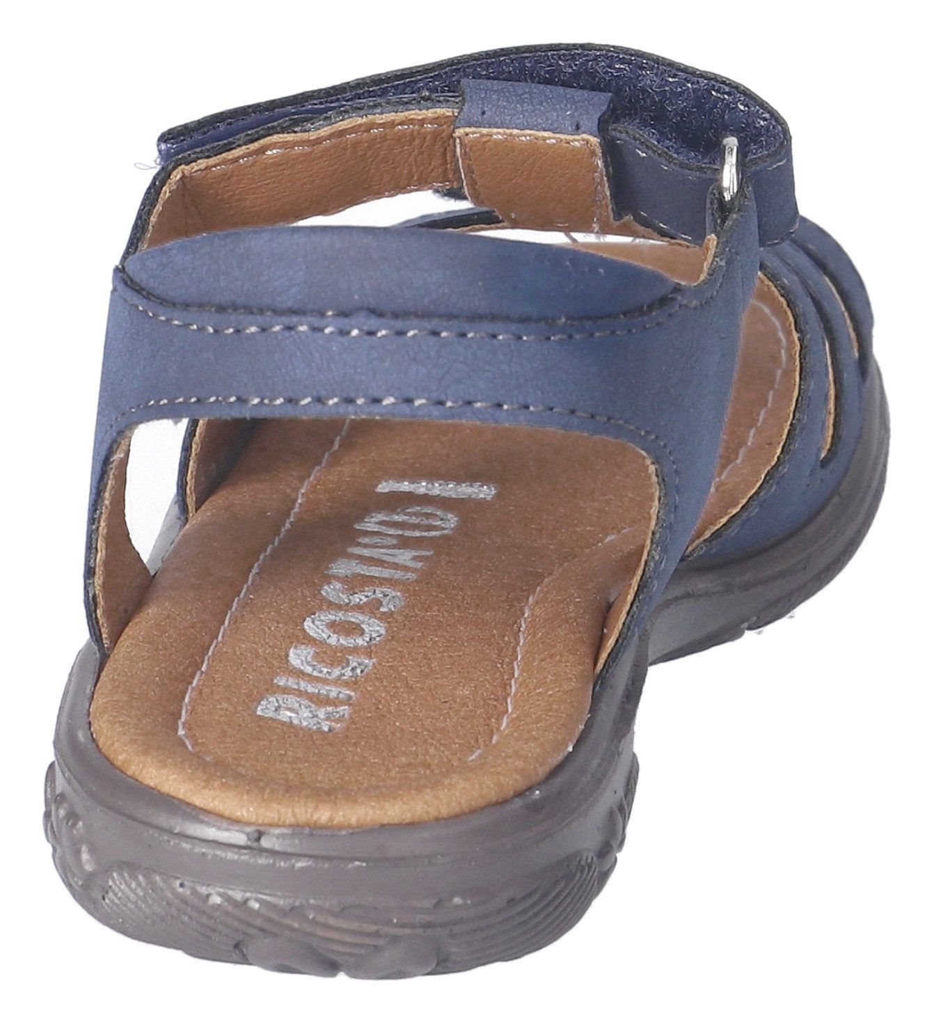 Ricosta Sandaaltjes Clara WMS: gemiddeld , sandaal met klittenband, wms-systeem, leer, maat sjabloon te downloaden