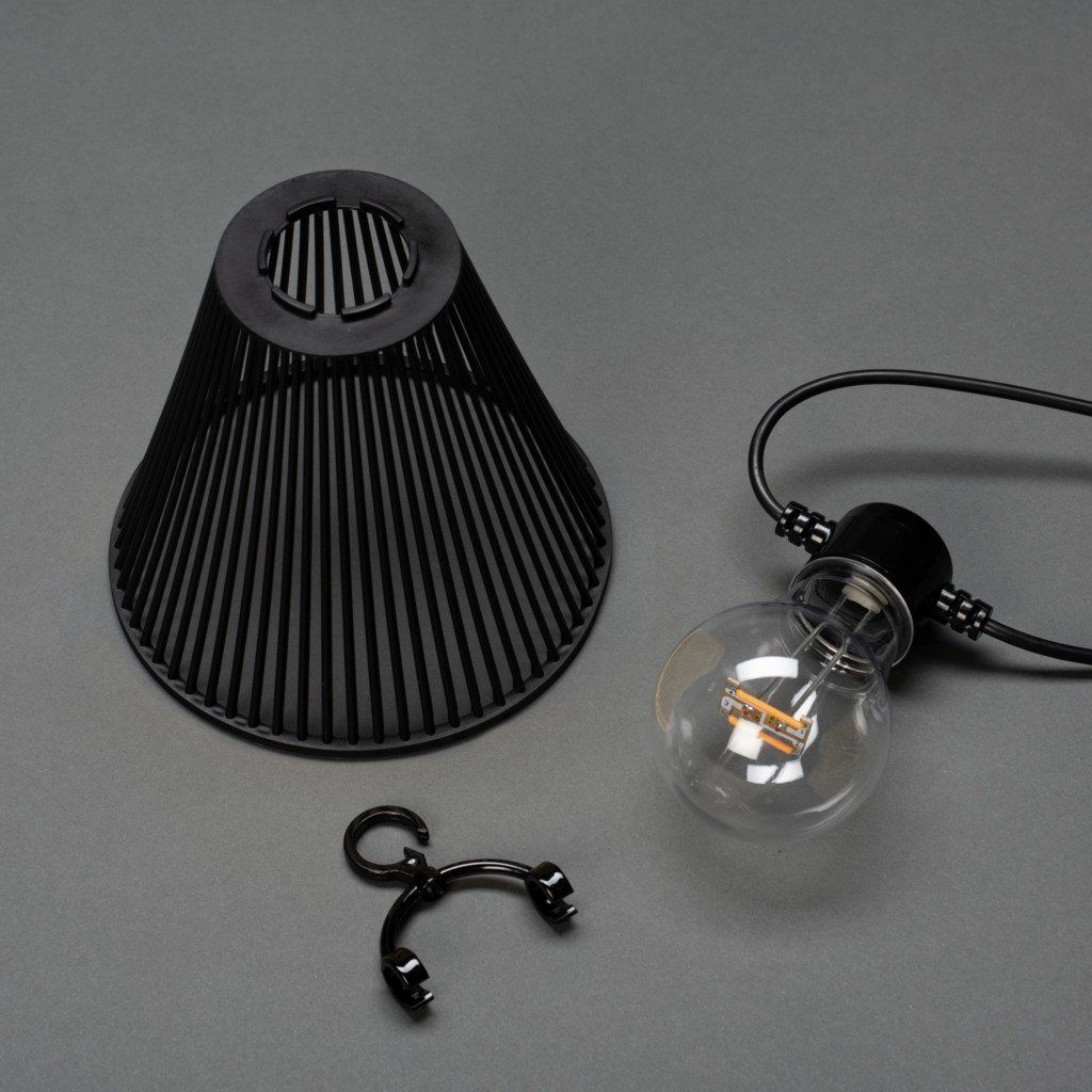 KONSTSMIDE Led-lichtsnoer Biergarten - Uitbreiding 10 heldere lampen / amberkleurige diodes