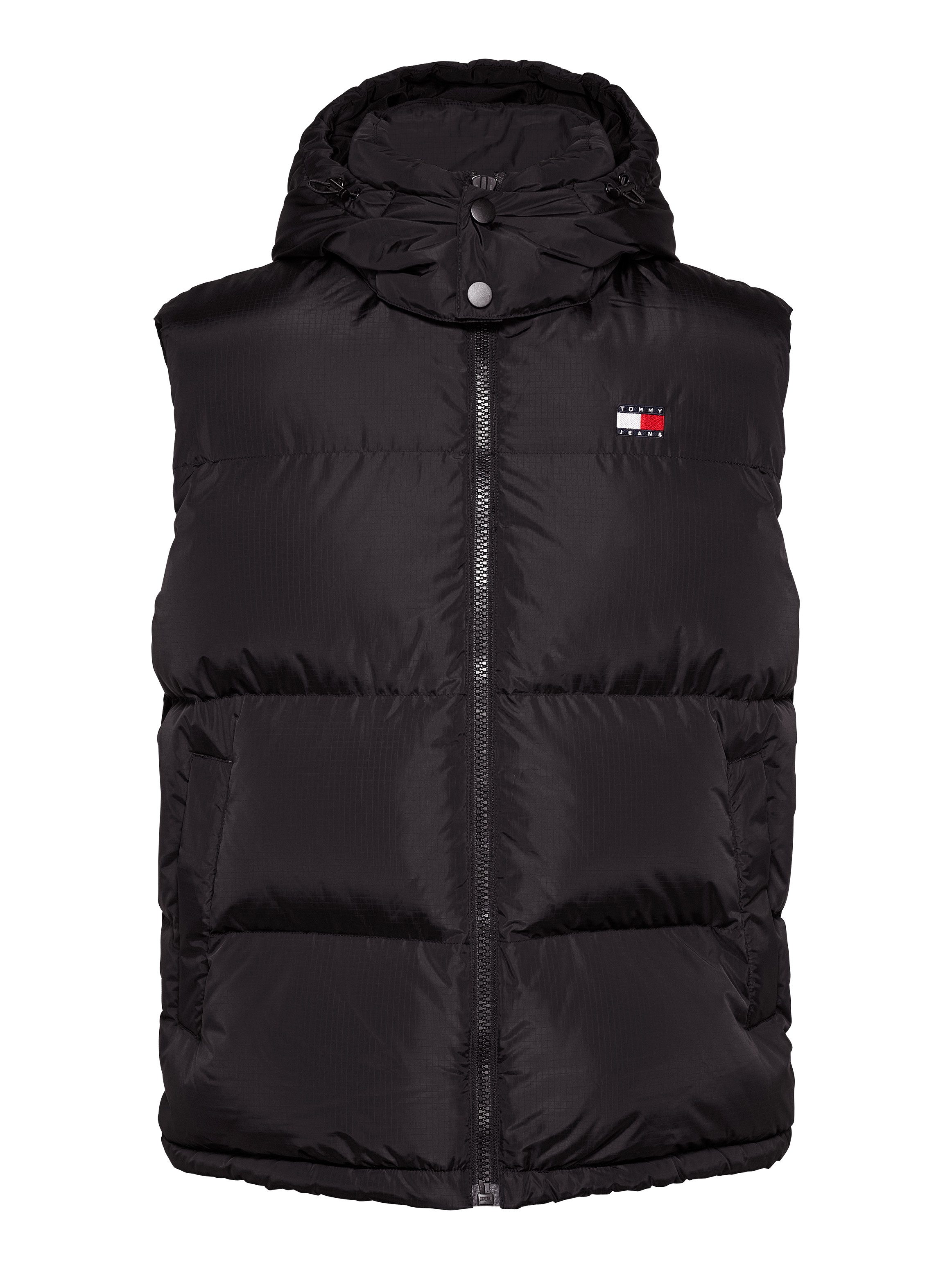 TOMMY JEANS Bodywarmer TJM ALASKA VEST Afneembare capuchon met trekkoord