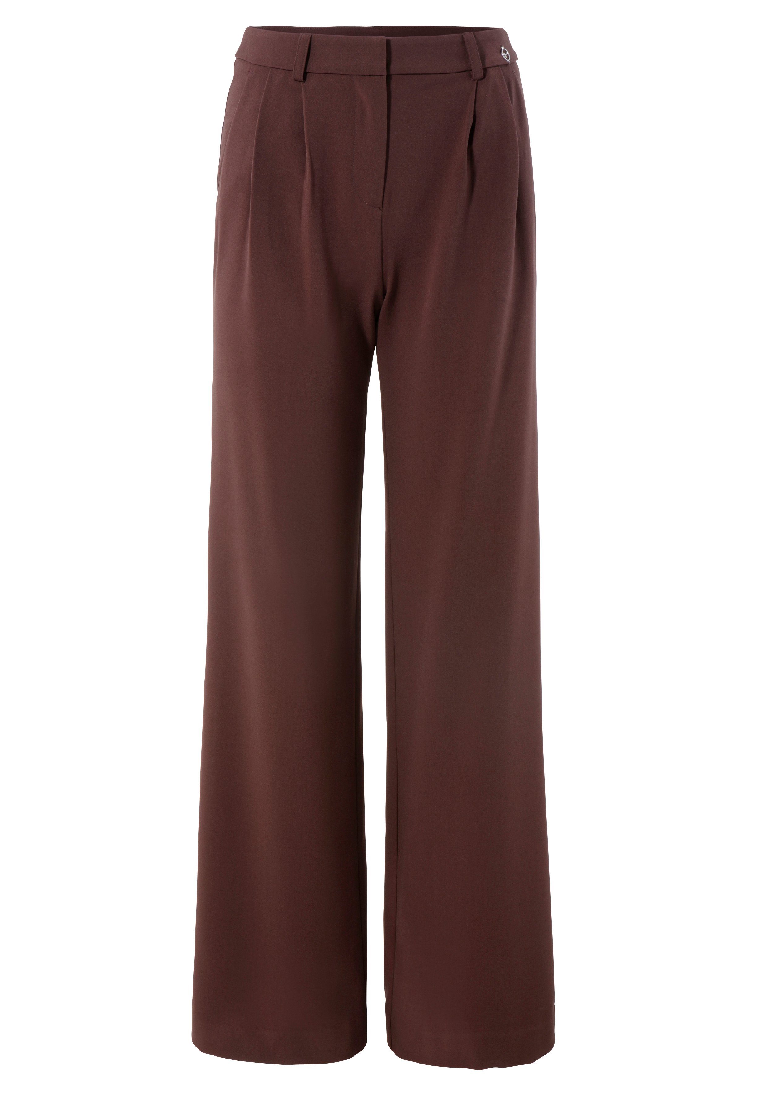 Tamaris Pantalon met wijde pijpen