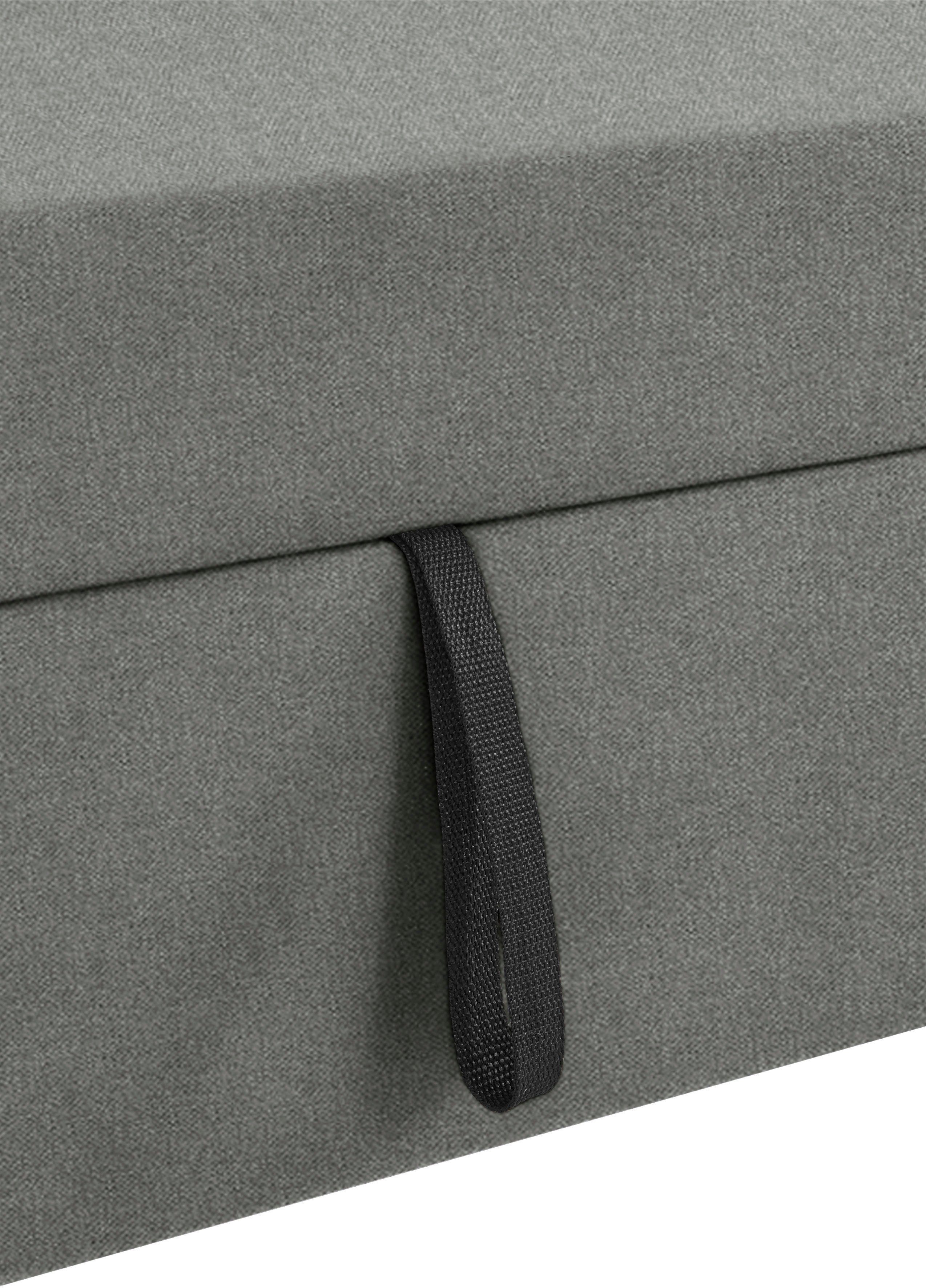 DOMO collection Hoekbank Franzi, tijdloos en elegant, moderne zittingstikking, L-Vorm