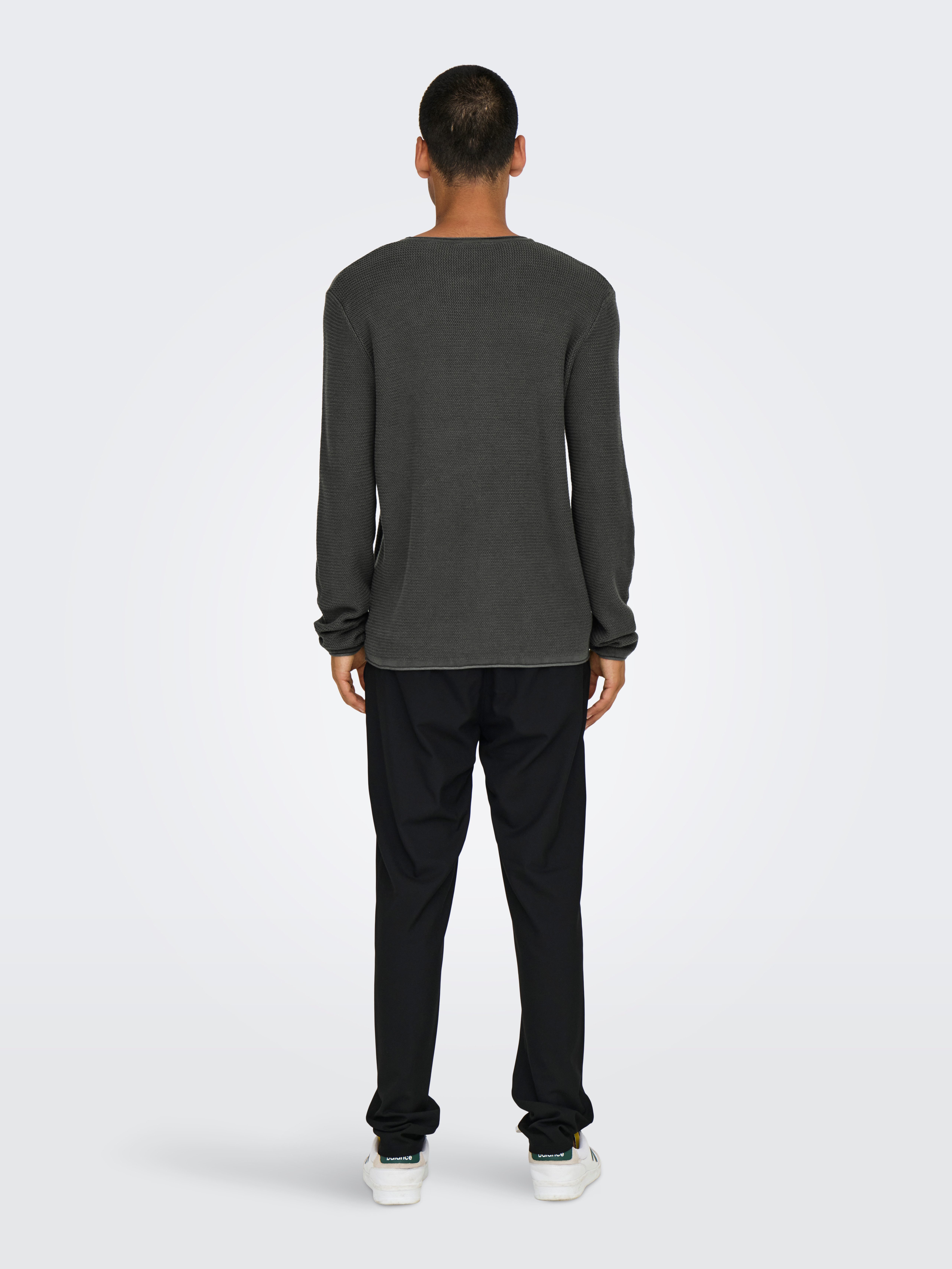 ONLY & SONS Gebreide trui ONSERIC REG 12 STRUC CREW KNIT