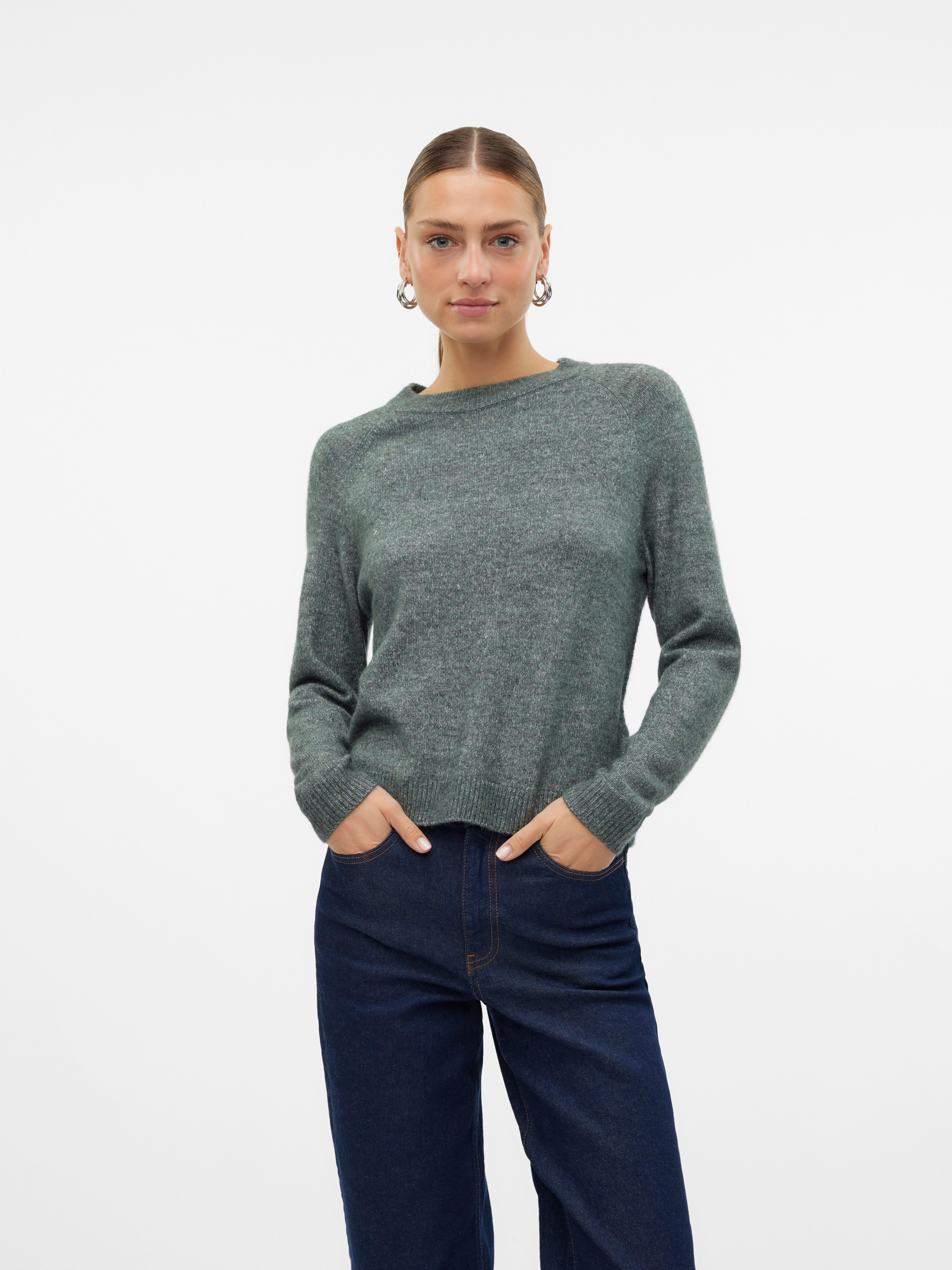 Vero Moda Trui met ronde hals VMFILUCA LS O-NECK PULLOVER GA NOOS