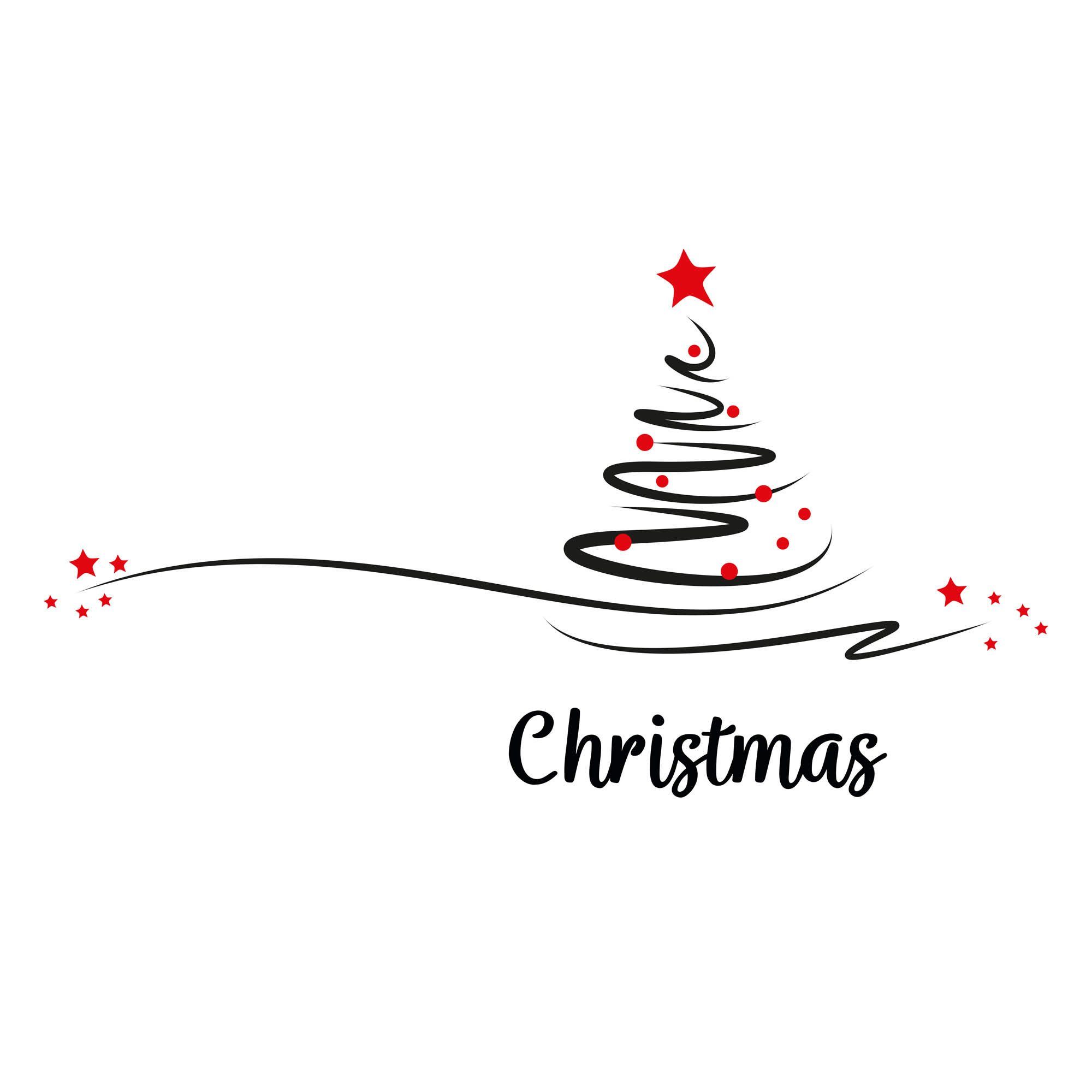queence Sierkussen Matteo Kussenhoes, Christmas opschrift, wit, kerstboom, kerstmotief (1 stuk)