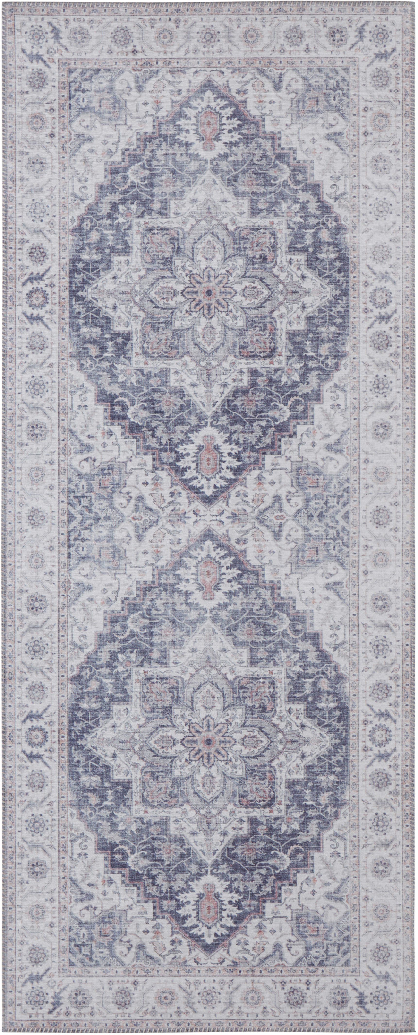 NOURISTAN Vloerkleed Anthea Oosters, loper, vintage, woonkamer, slaapkamer, eetkamer
