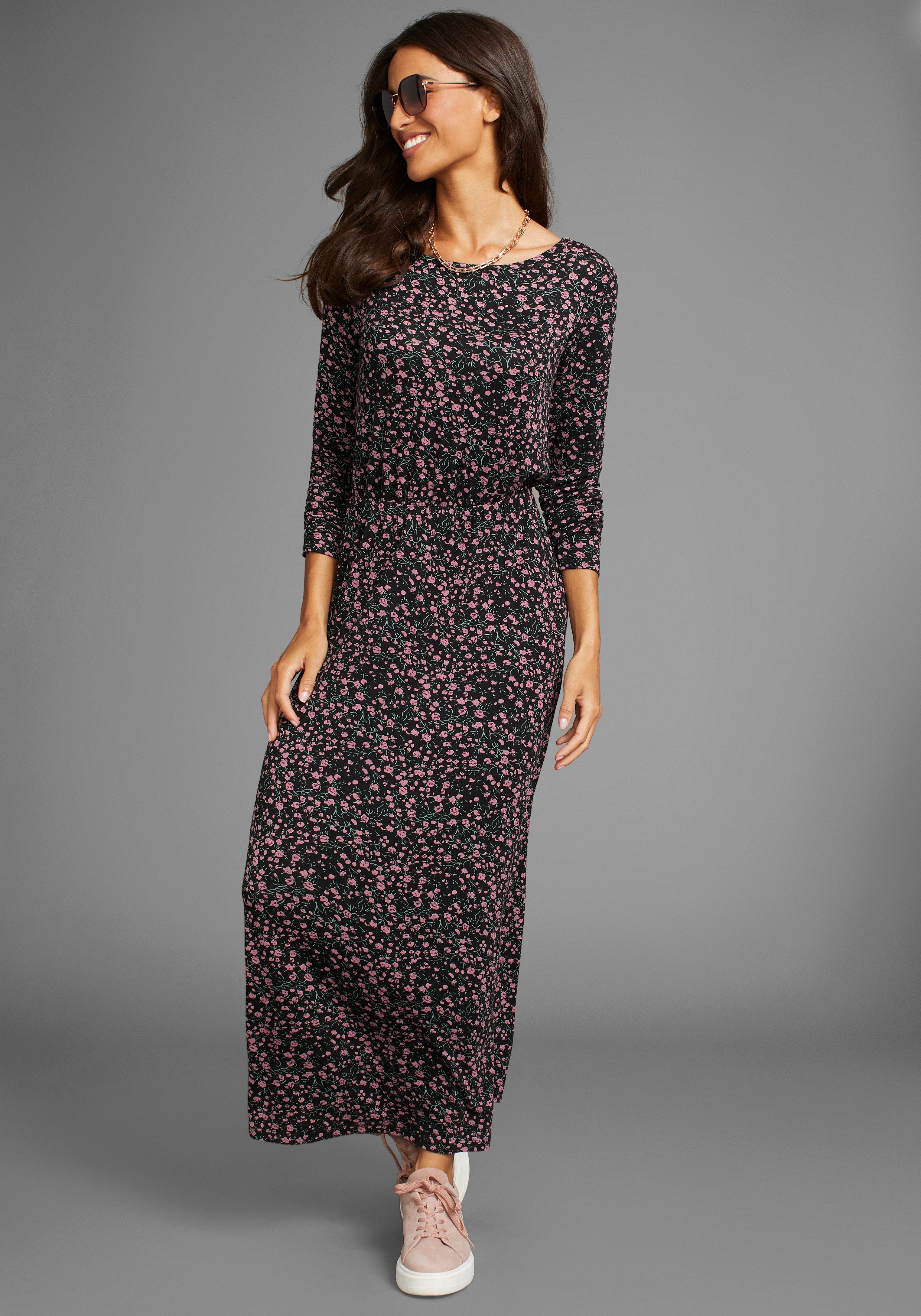 Laura Scott Jerseyjurk in modieuze midilengte