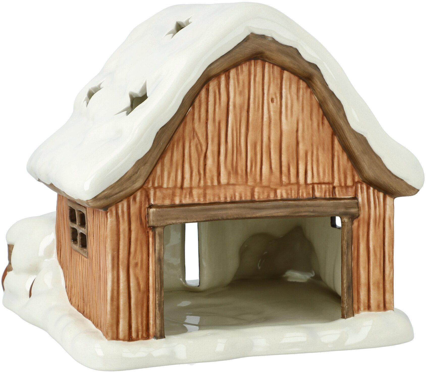 Goebel Windlicht Winters bos, kerstversiering