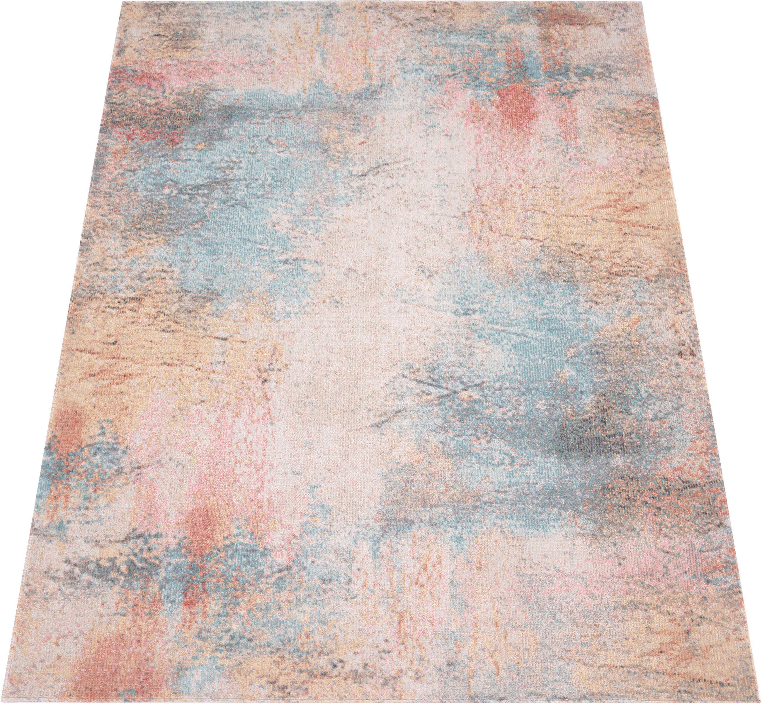Paco Home Vloerkleed Torres 273 modern abstract design, geschikt voor binnen en buiten, woonkamer