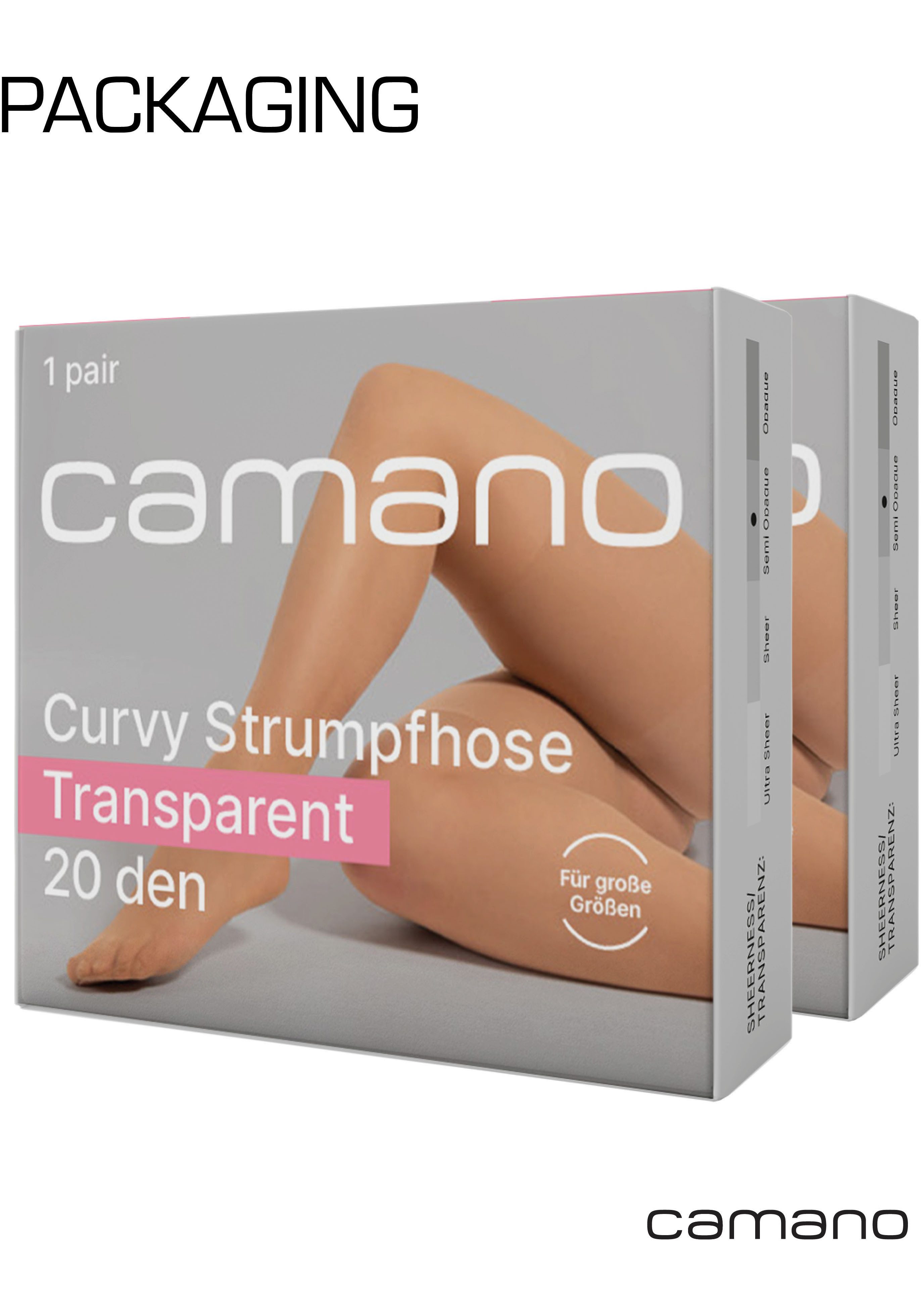 Camano Panty Fine curvy met grote maten (Set van 2)