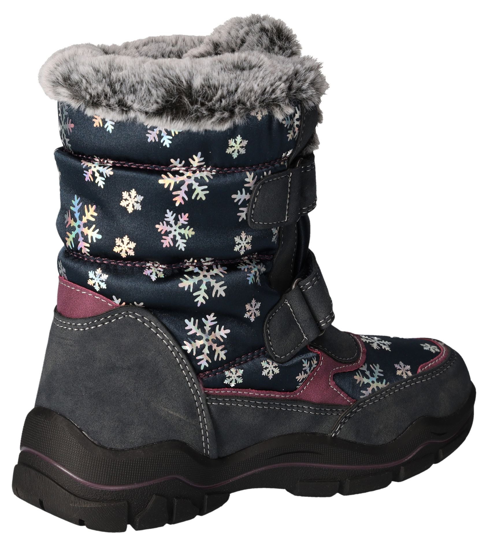 Mustang Shoes Winterlaarzen winterlaarzen, klittenbandschoenen in comfortabele breedte