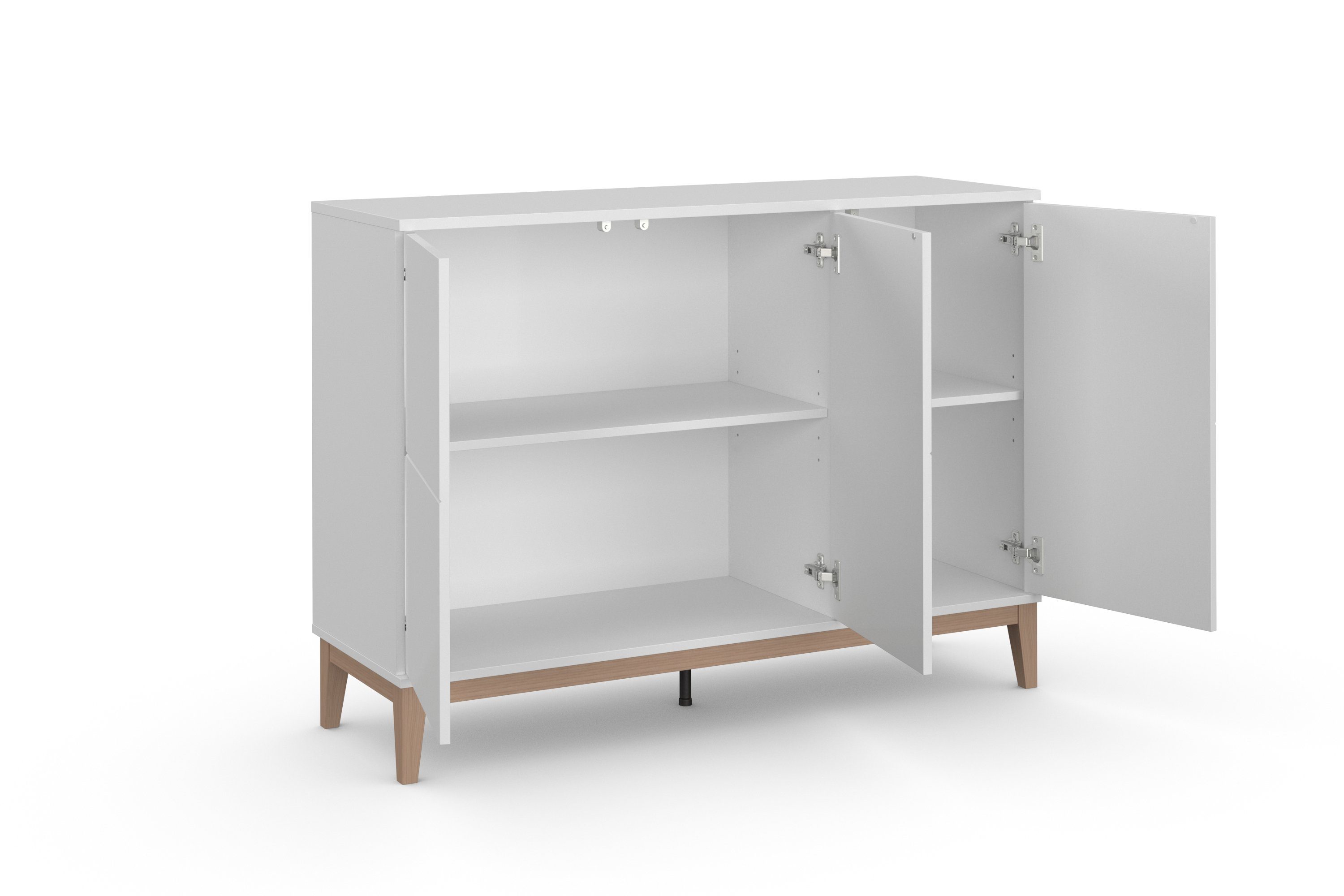 andas Dressoir Maryd Commode, onderstel in houtlook, breedte 120 cm (1 stuk)