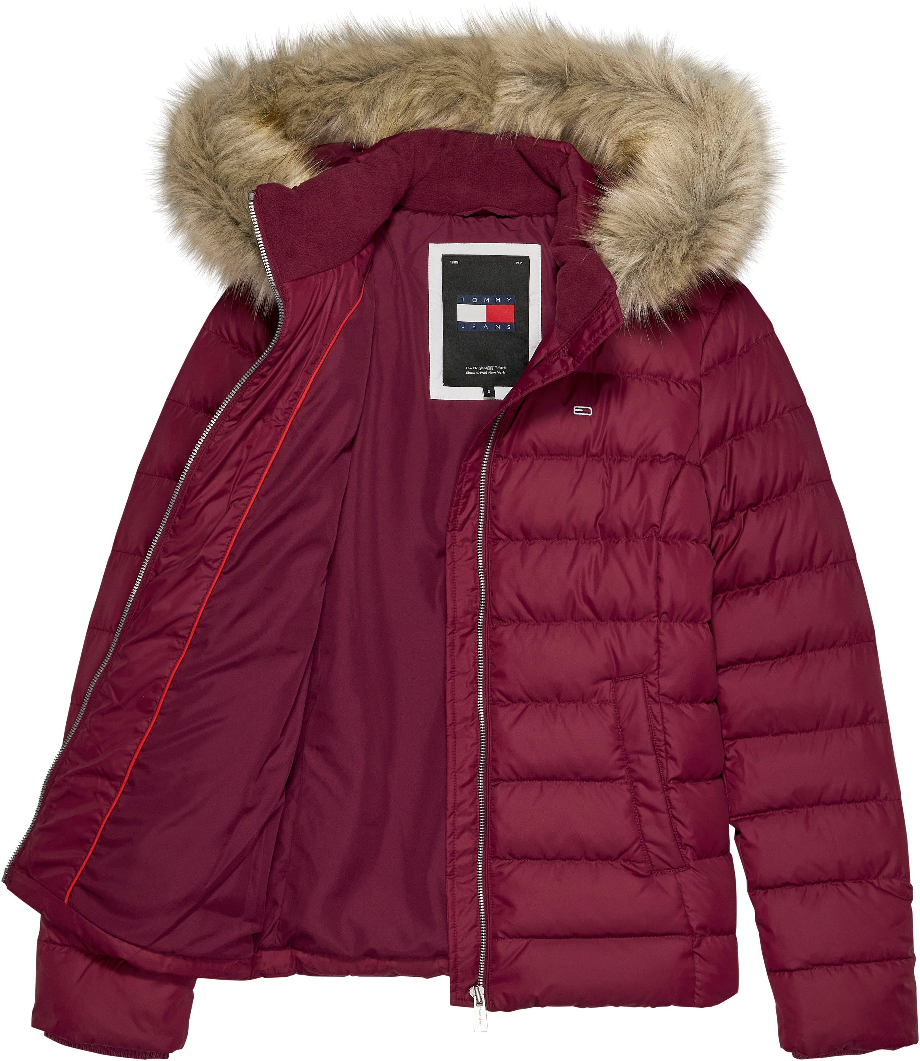 TOMMY JEANS Gewatteerde jas TJW BASIC HOODED DOWN JACKET EXT