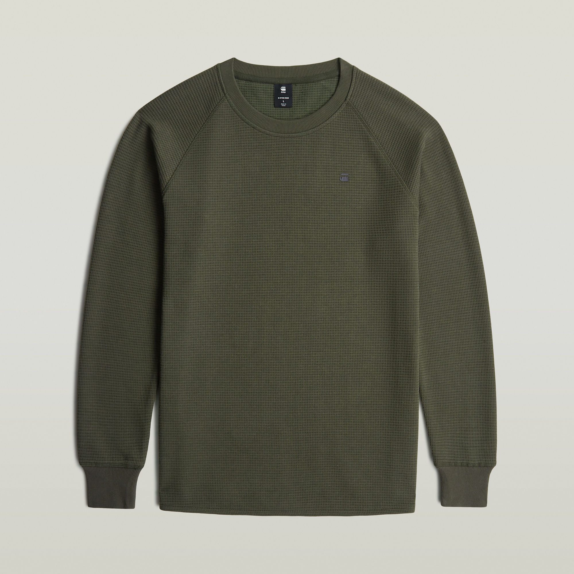 G-Star RAW Sweater Jirgi met label-detail op de borst