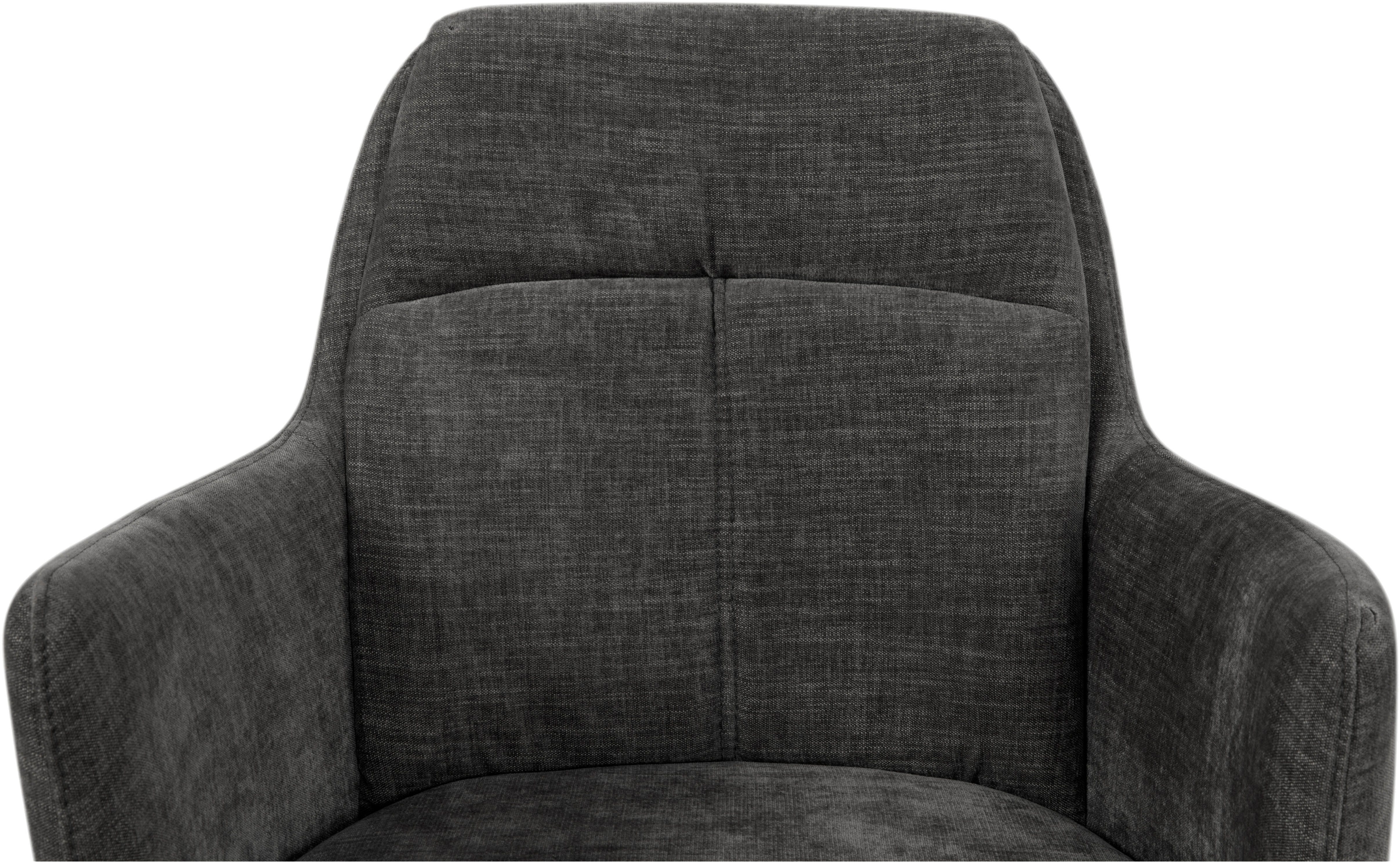OMG Design Stoel met armleuningen DONNA Zitkuip, comfortabel gepolsterd, eetkamerstoel (set)