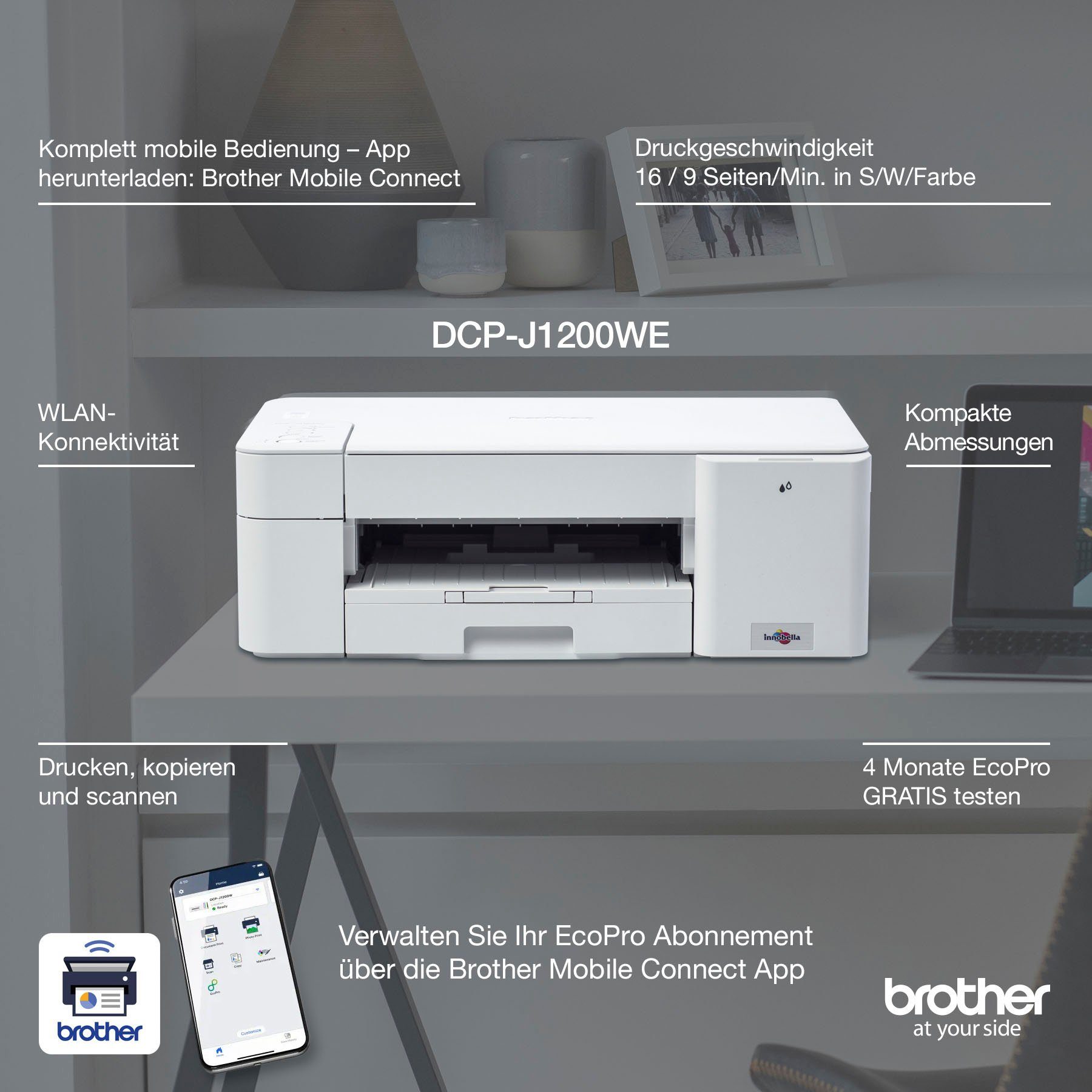 Brother All-in-oneprinter DCP-J1200WE