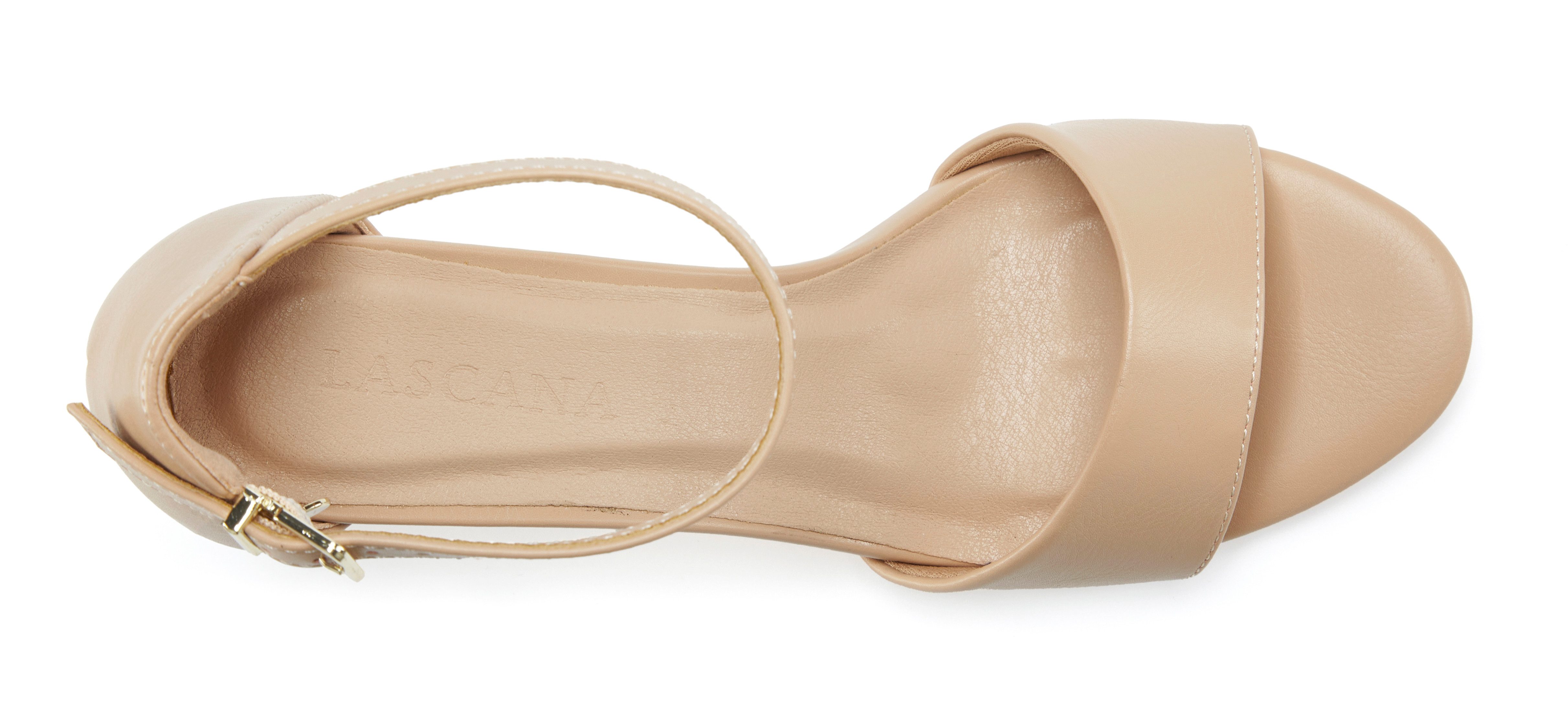 Lascana Highheel sandaaltjes Zomerschoen sandaal, riemzandalen VEGAN