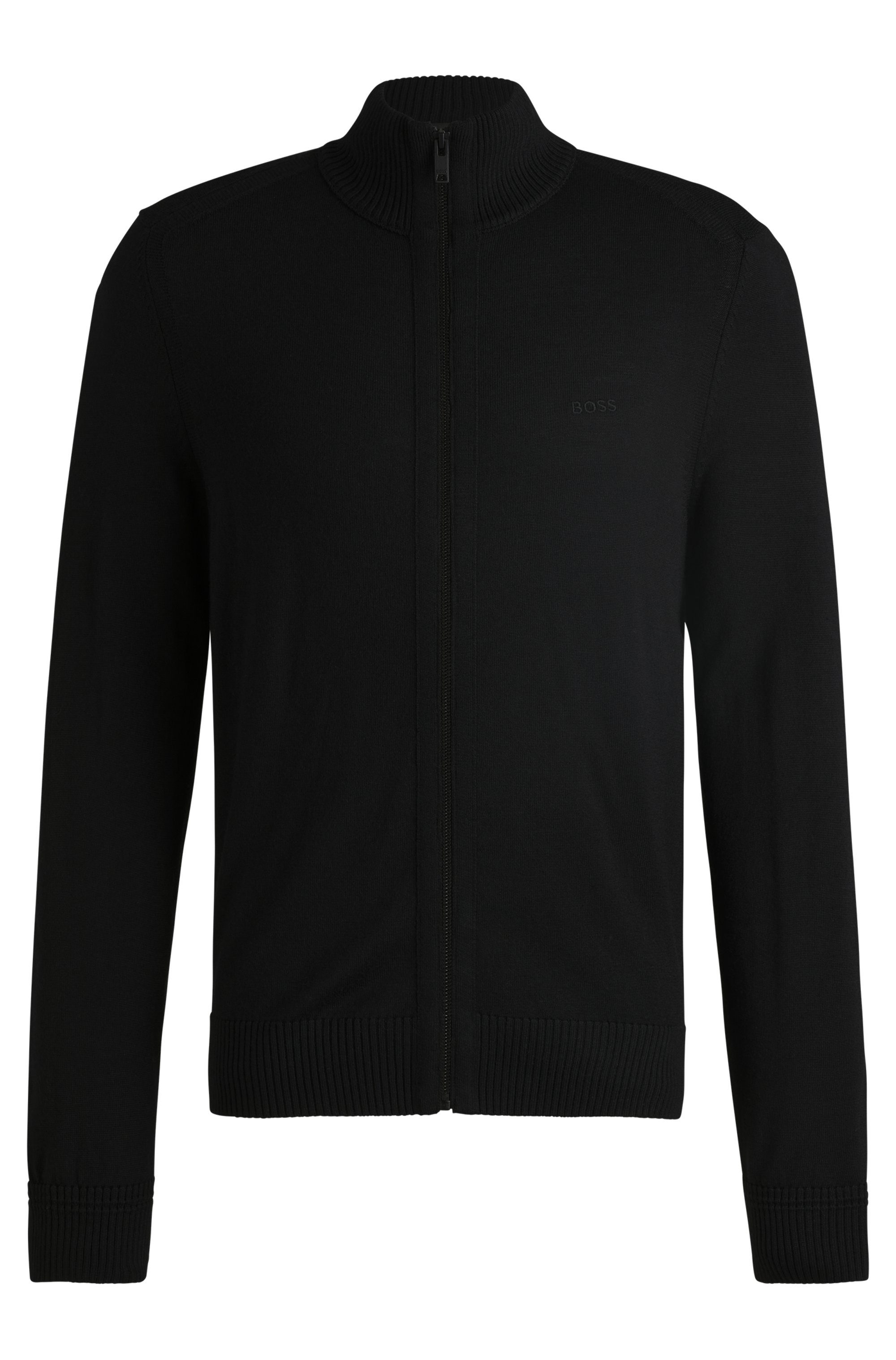 Boss Orange Vest Avac_FZ met logoborduursel op borsthoogte
