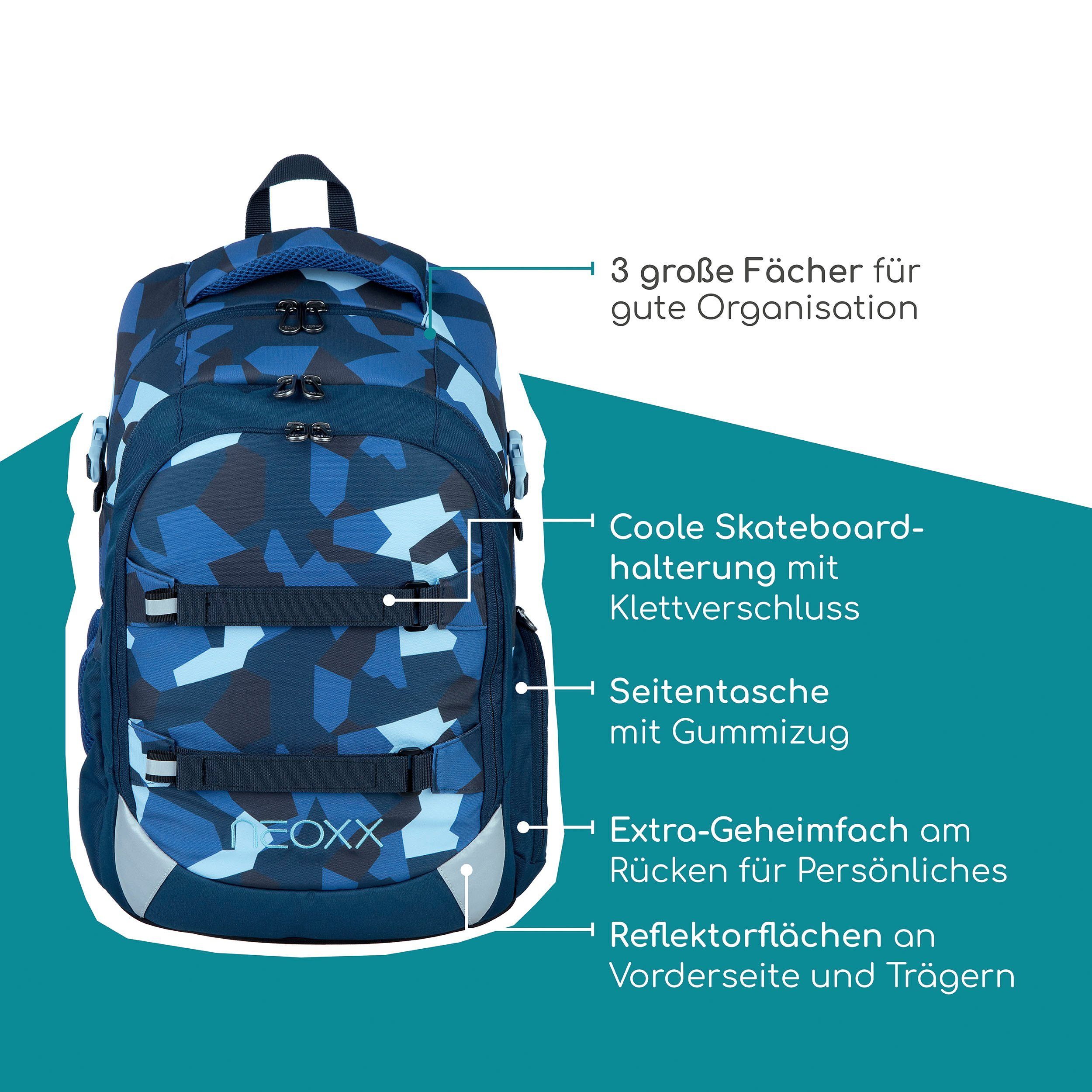 neoxx Schoolrugzak Active Pro, Camo Nation