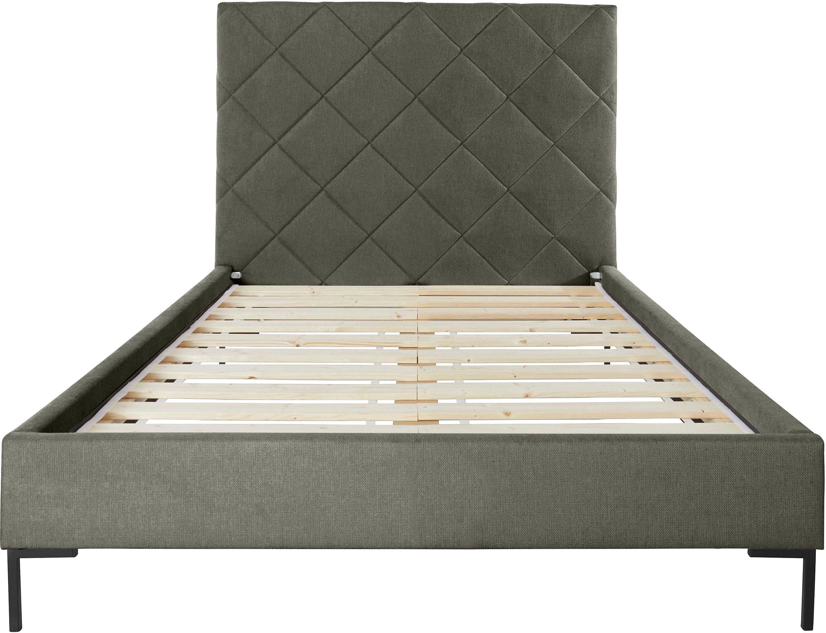 Guido Maria Kretschmer Home&Living Gestoffeerd bed CHARLOTT Modern bekleed bed met of zonder lattenbodem
