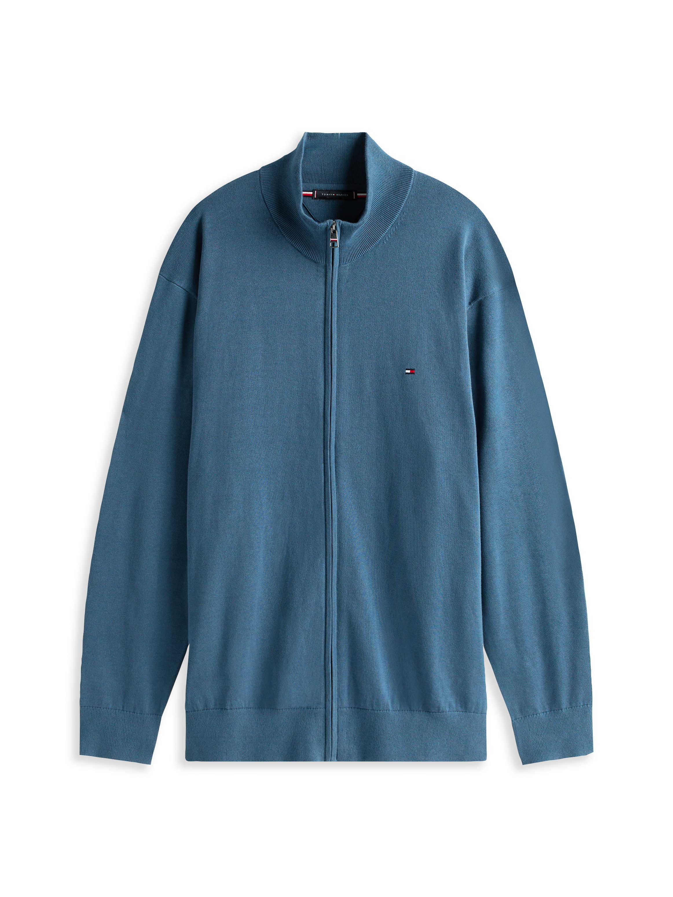 Tommy Hilfiger Vest BT-ESSENTIAL COTTON ZIP THRU-B