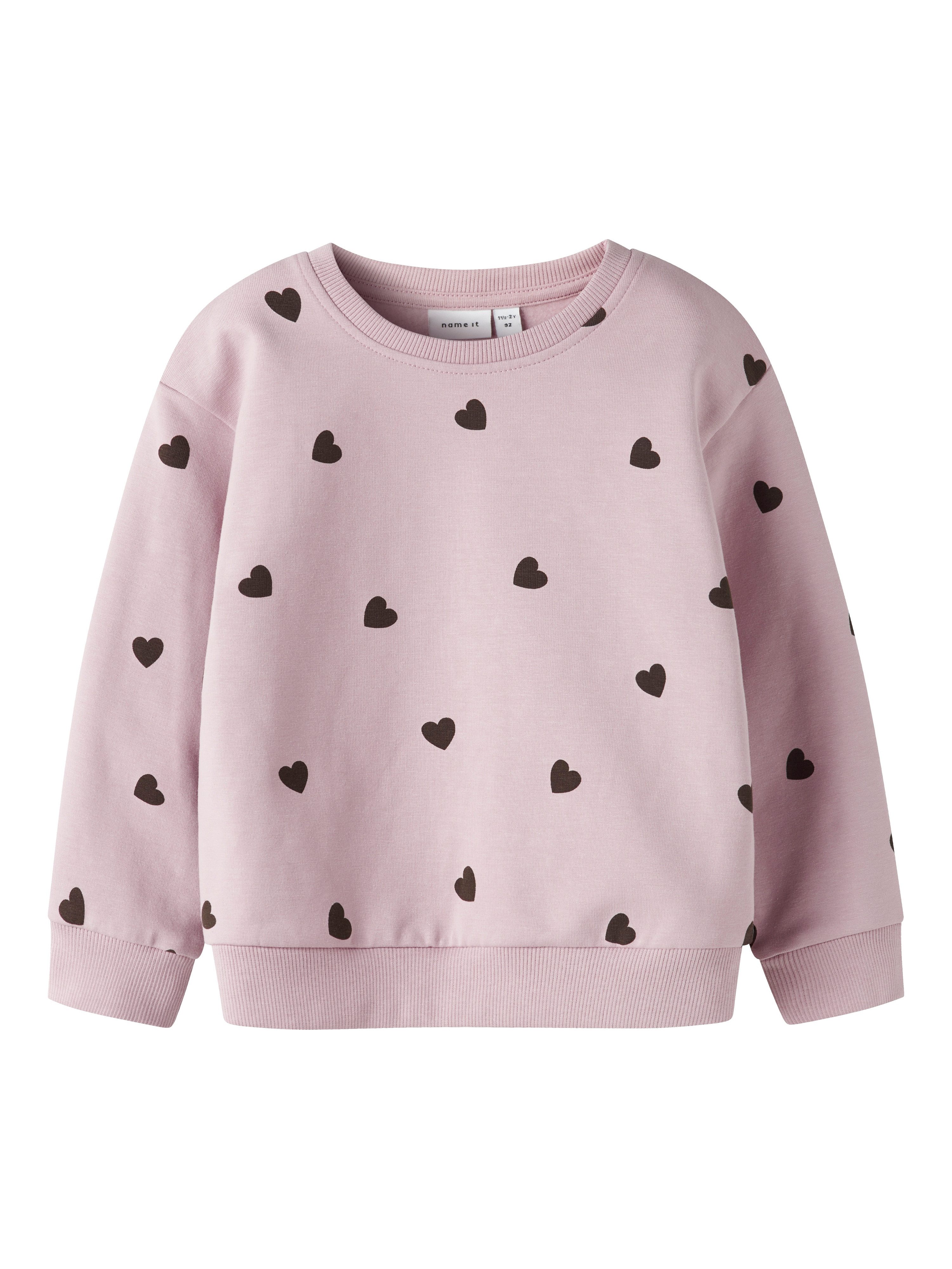 Name It Sweatshirt NMFNEHEART NREG SWEAT BRU