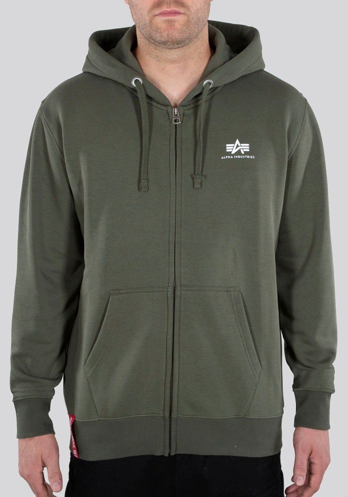 Alpha Industries Capuchonsweatvest Basic Zip Hoody SL