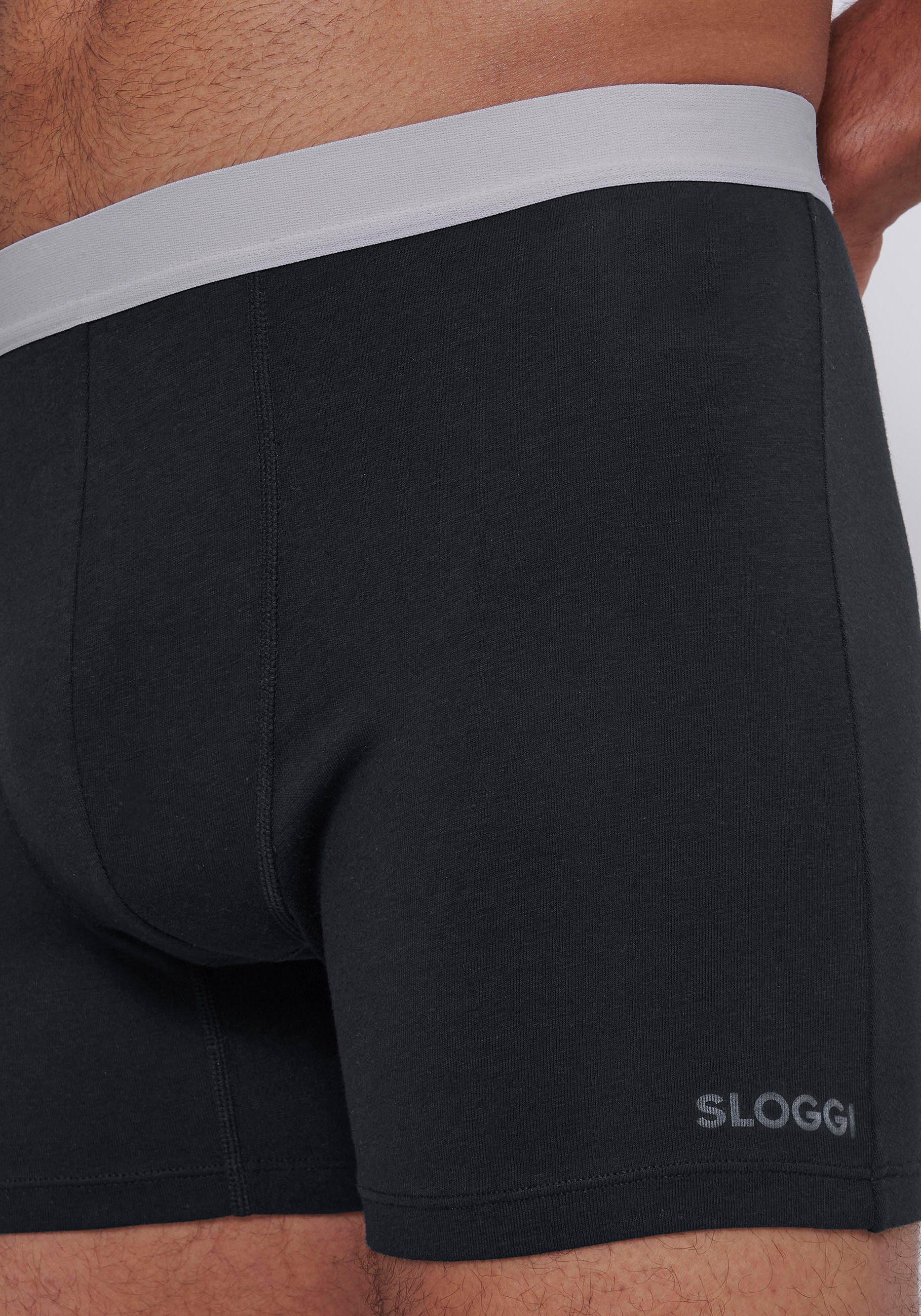 Sloggi Boxershort Men GO ABC 2.0 Short 2P moderne comfortabele basics (2 stuks, Set van 2)