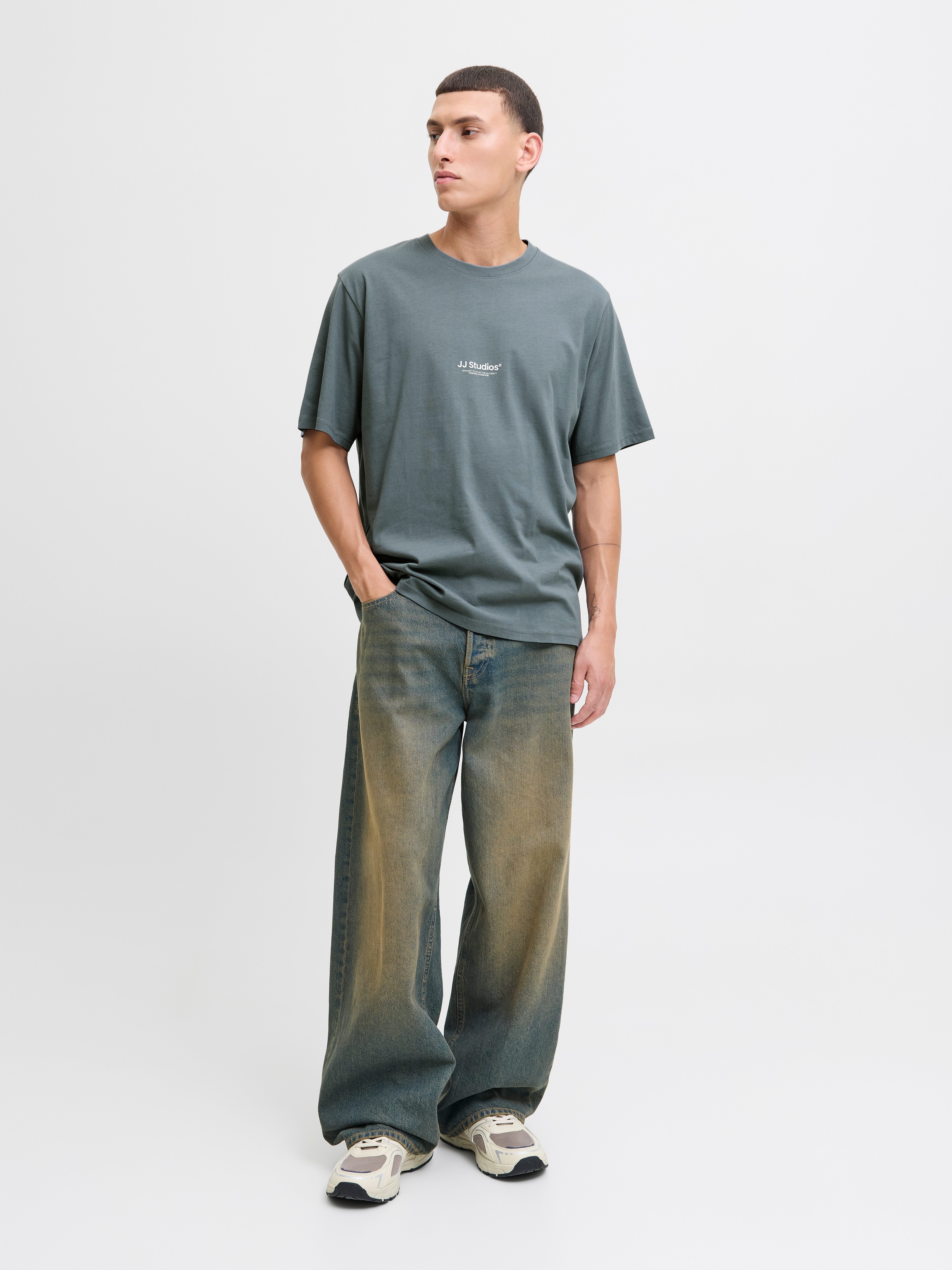 Jack & Jones Shirt met korte mouwen JJESOHO TEE SS CREW NECK 2PK MP (set, 2-delig)