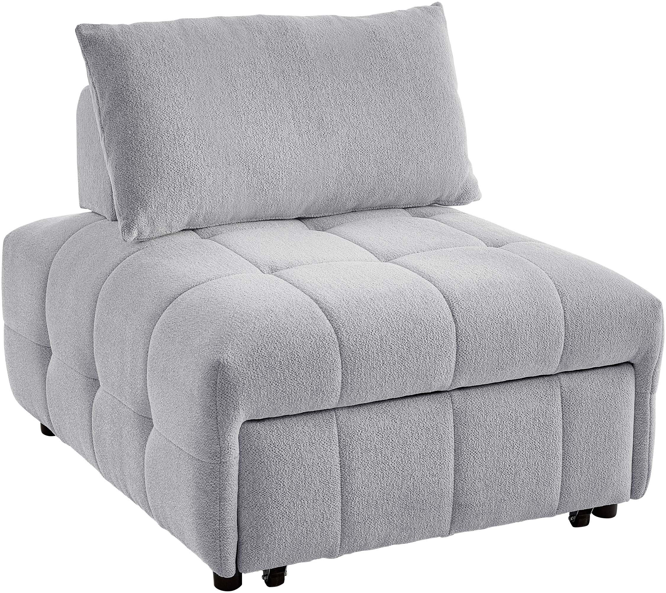 ATLANTIC home collection Bank Fabio Slaapstoel met zitdiepteverstelling