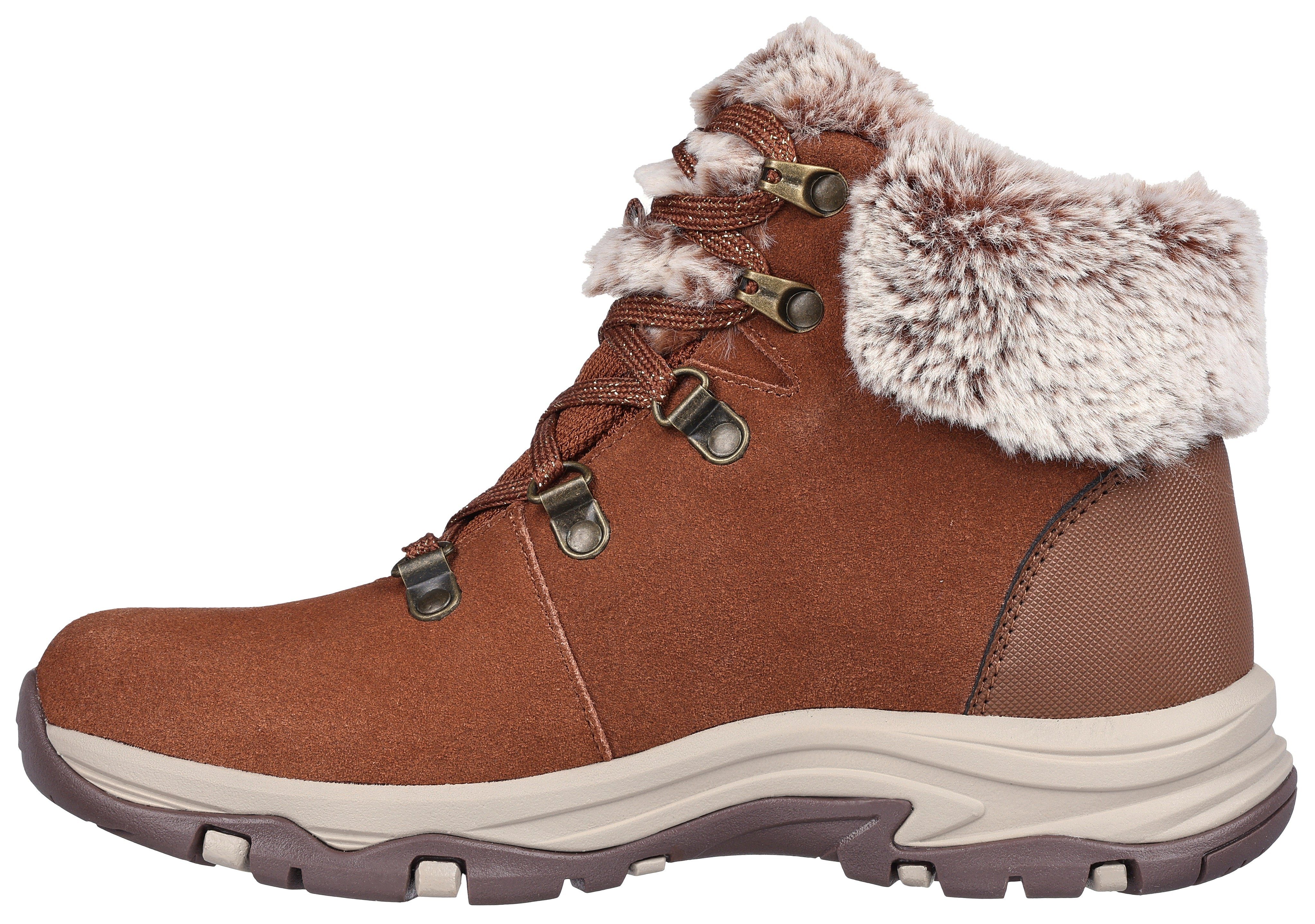 Skechers Winterlaarzen TREGO- met imitatiebont bij de schacht