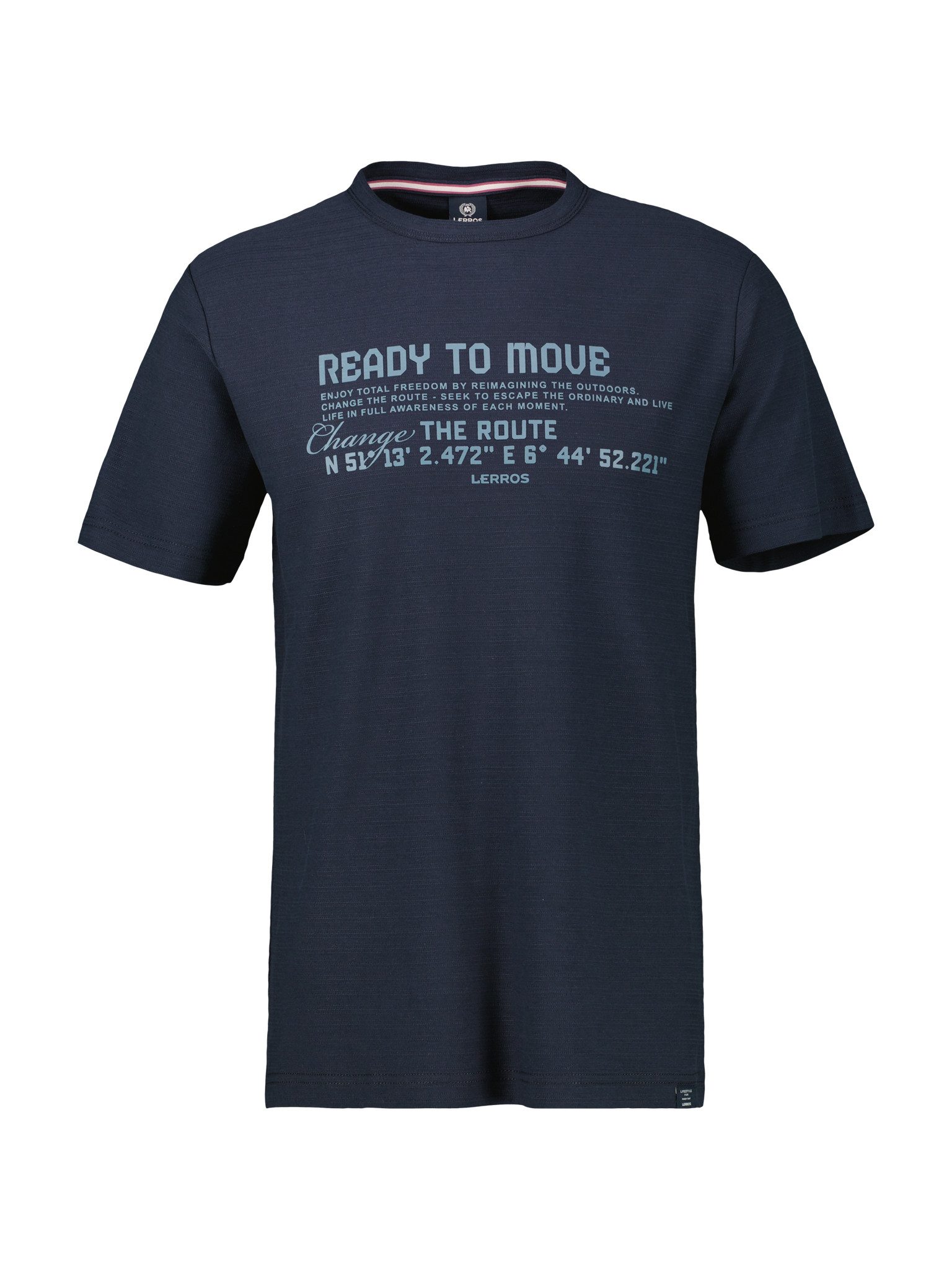 Lerros T-shirt met belettering